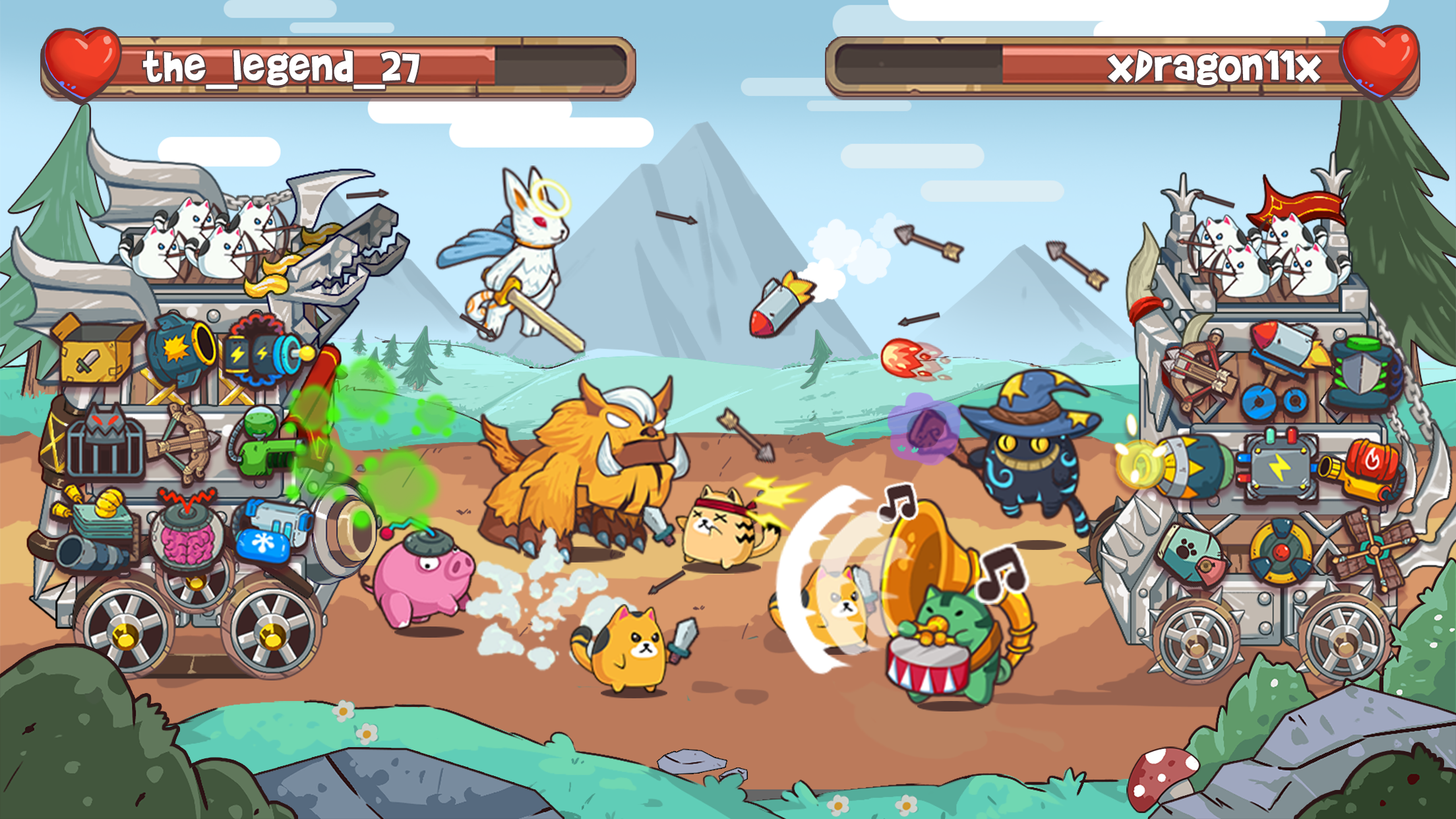 اسکرین شات 3 بازی CatnRobot Idle TD: Battle Cat