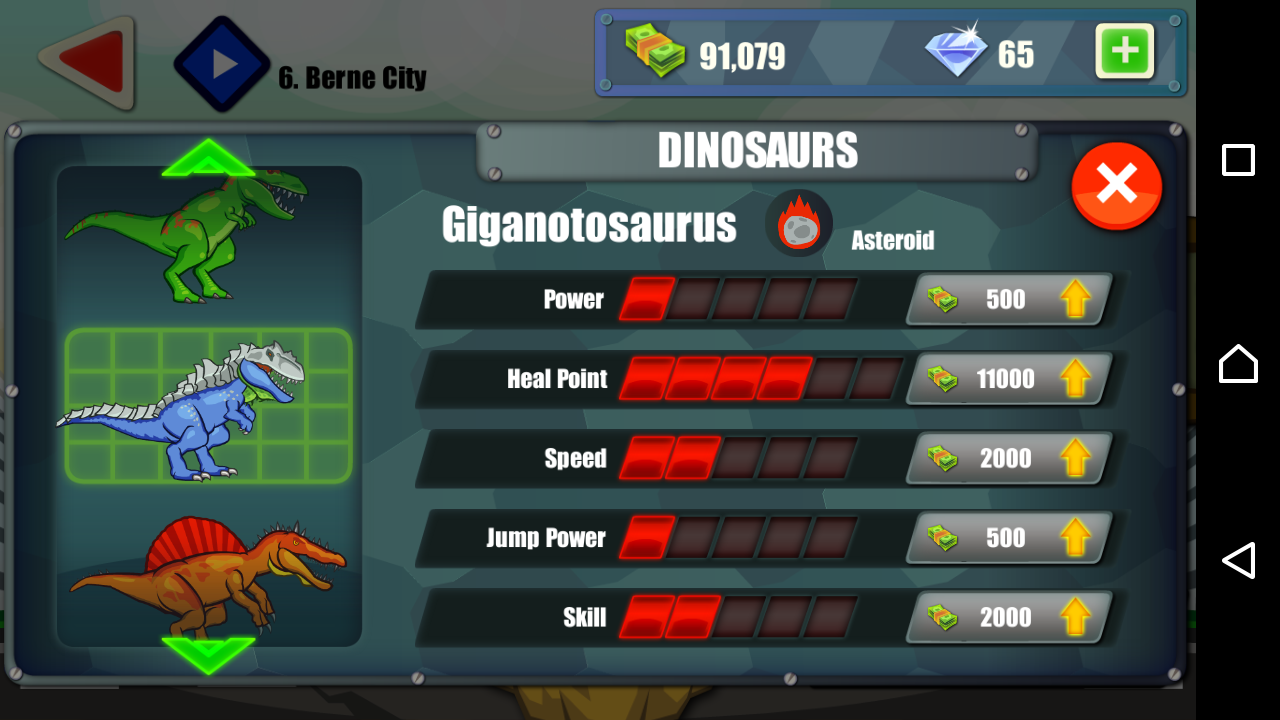 اسکرین شات 3 بازی Jurassic Dinosaur City Rampage