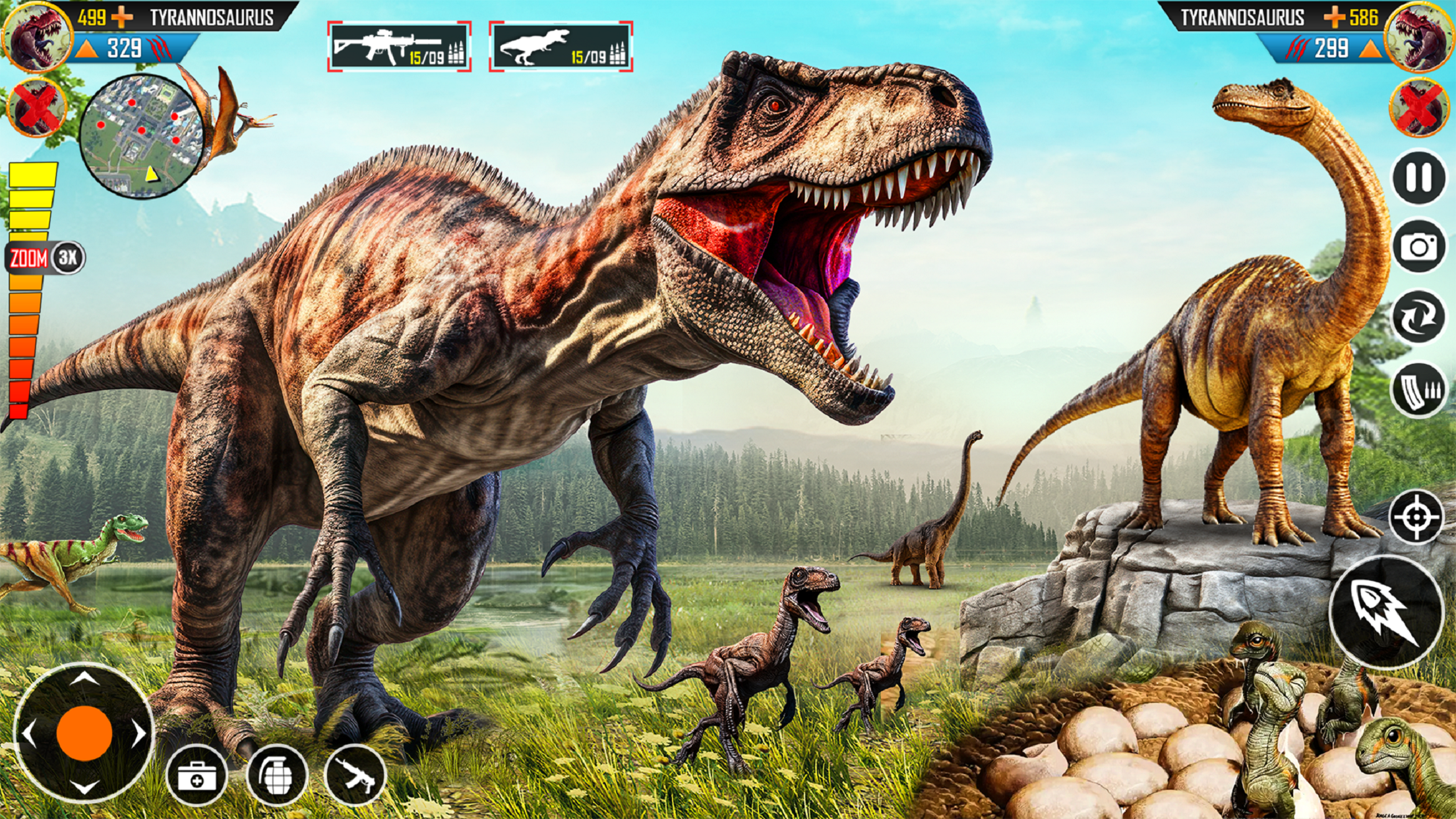 اسکرین شات 5 بازی Dinosaur Life family Simulator