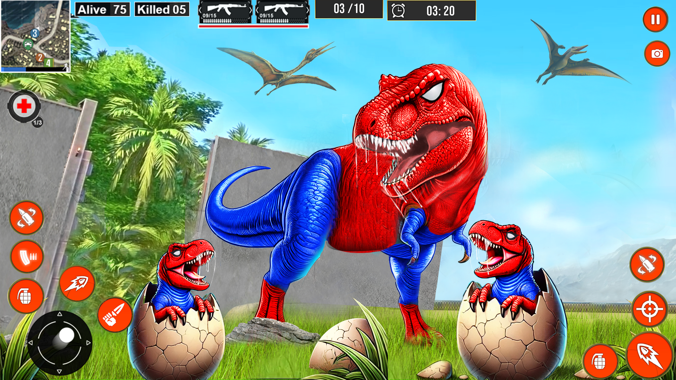 اسکرین شات 2 بازی Dinosaur Life family Simulator
