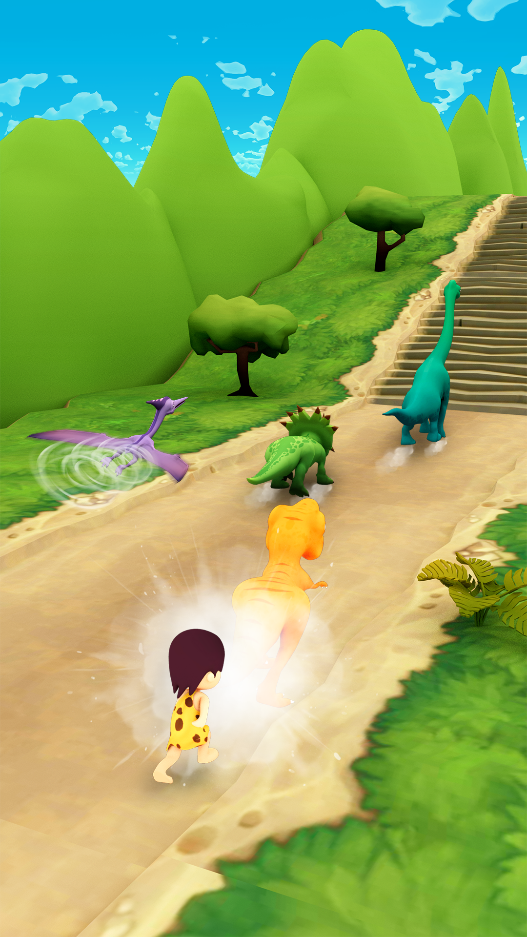 اسکرین شات 1 بازی Dinosaur Shifting Run