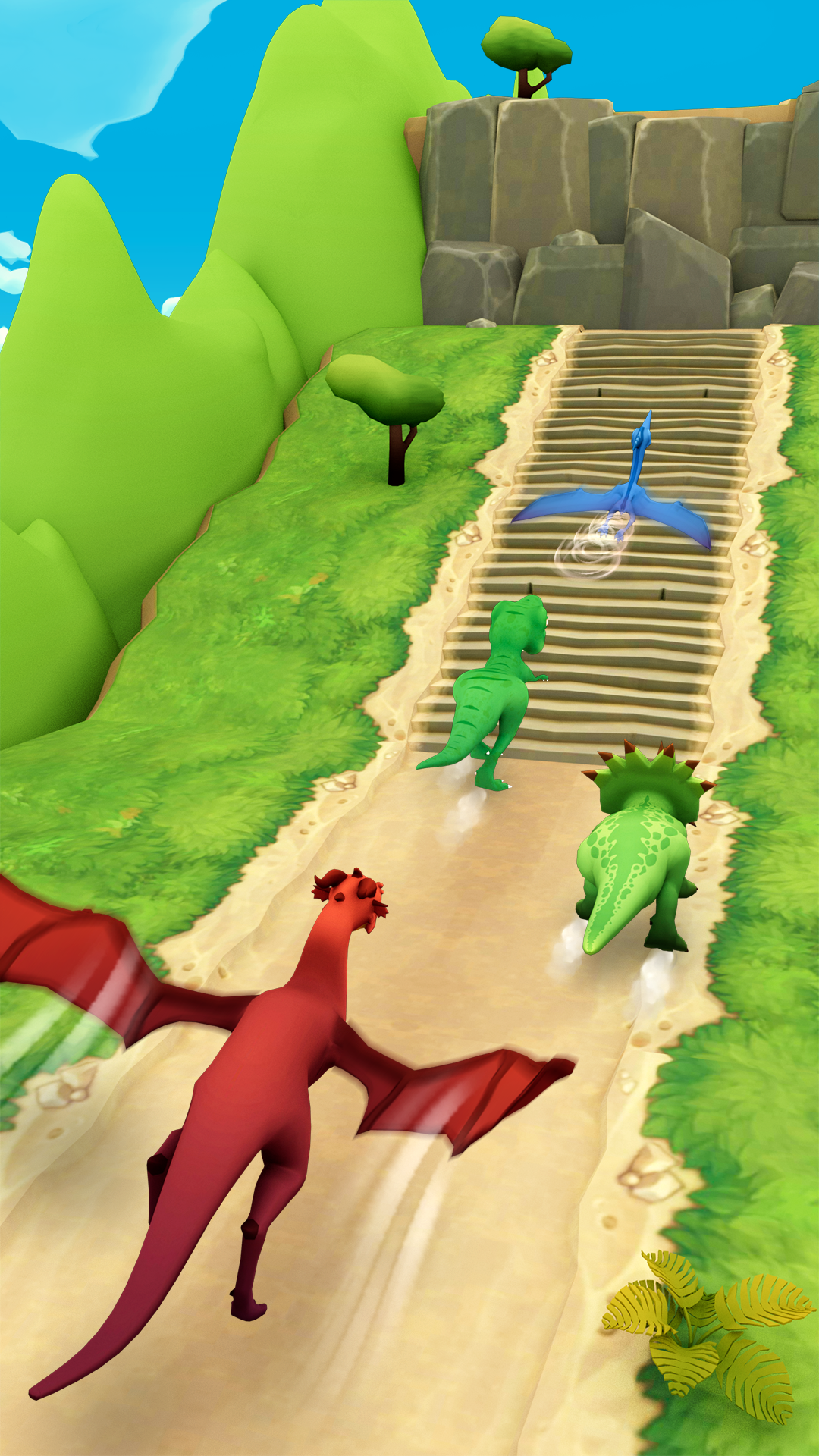اسکرین شات 2 بازی Dinosaur Shifting Run