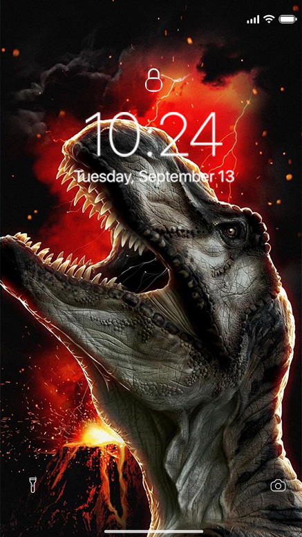 اسکرین شات 3 برنامه Dinosaur Wallpaper