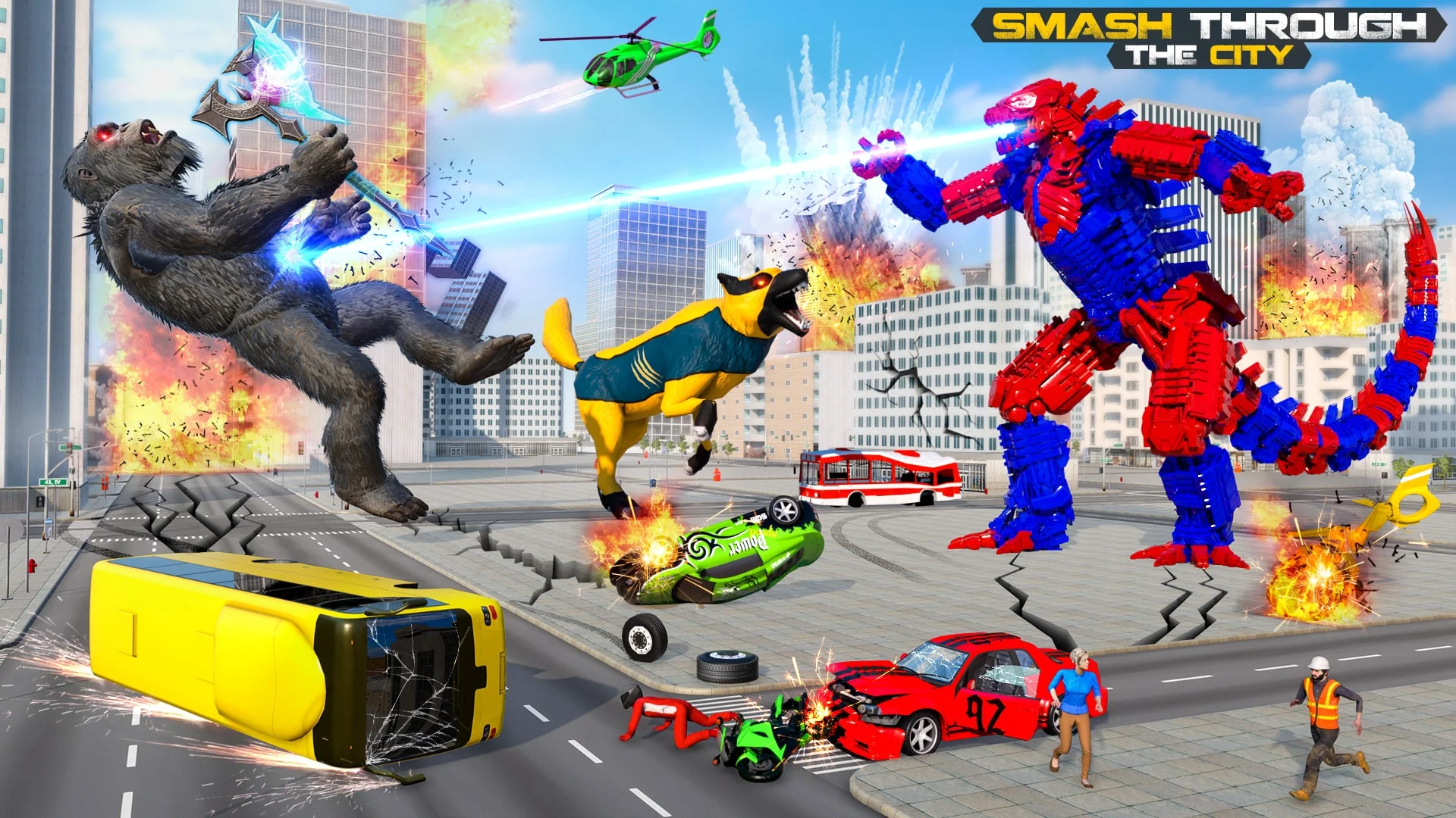 اسکرین شات 6 بازی Giant Gorilla Bigfoot Monster