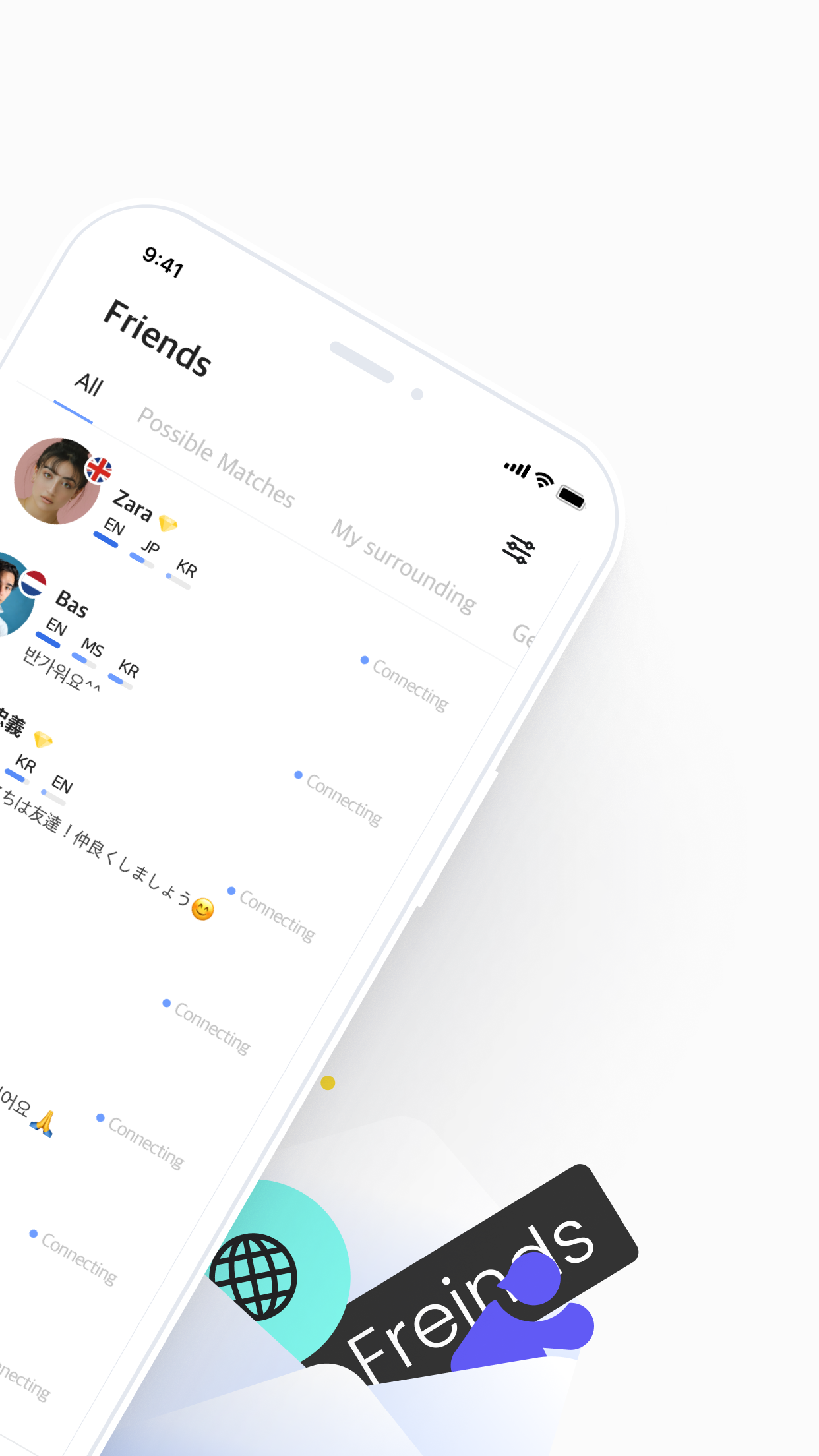 اسکرین شات 2 برنامه K-Friends - Make Korean Friend