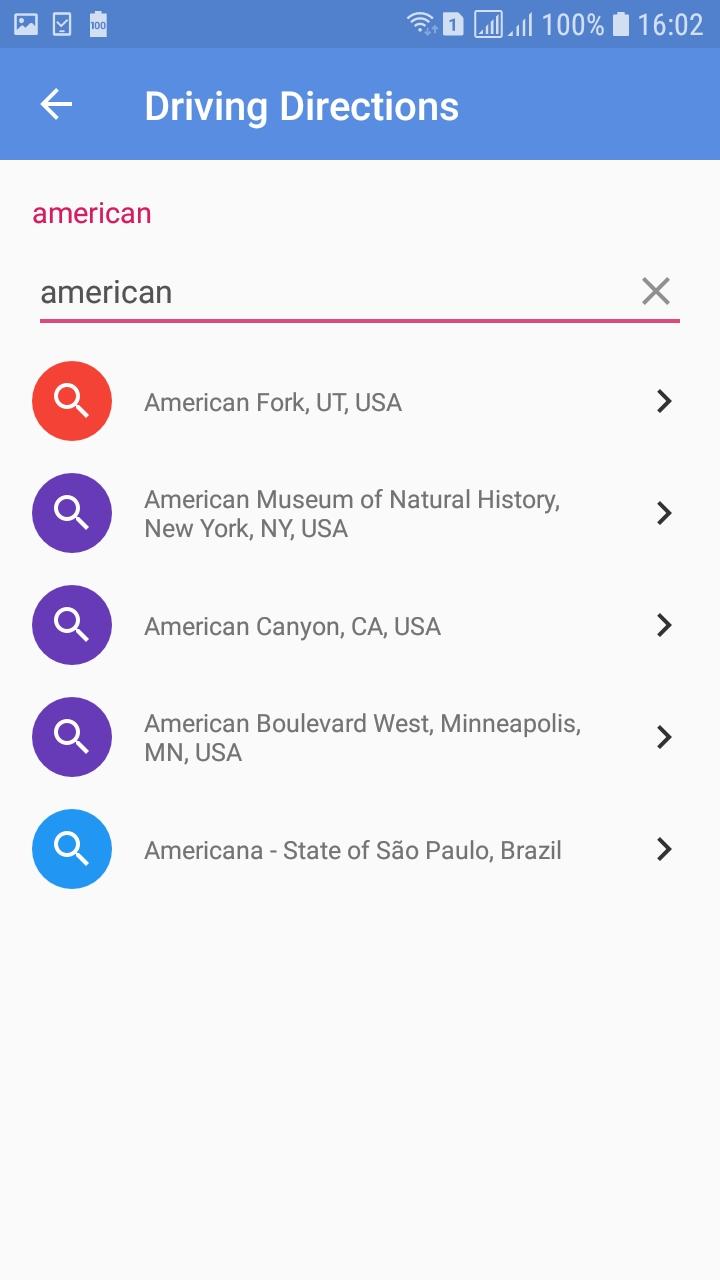 اسکرین شات 7 برنامه Maps Route Finder