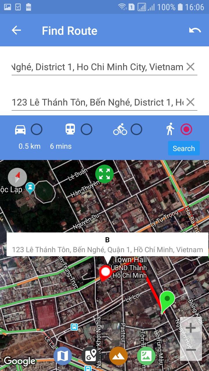 اسکرین شات 5 برنامه Maps Route Finder