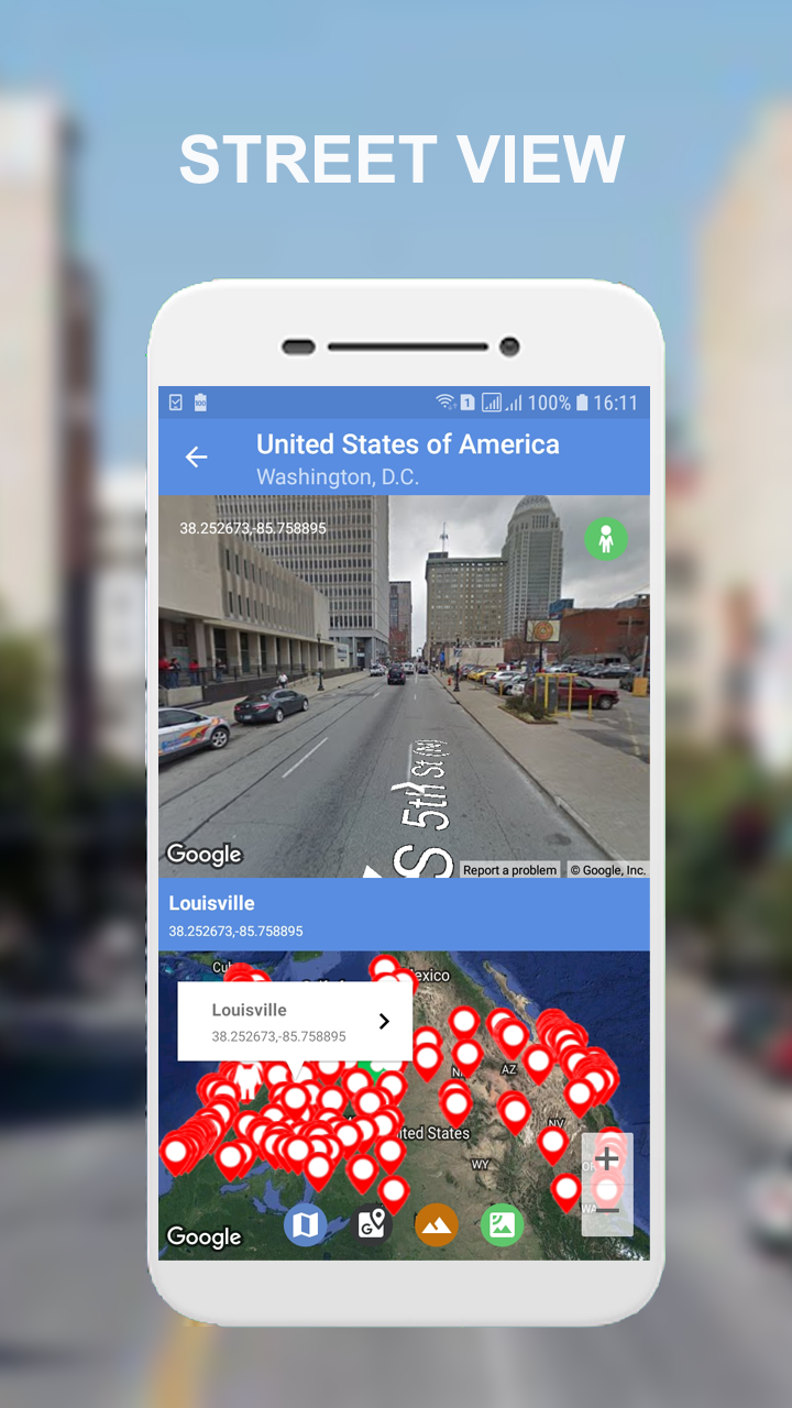 اسکرین شات 2 برنامه Maps Route Finder