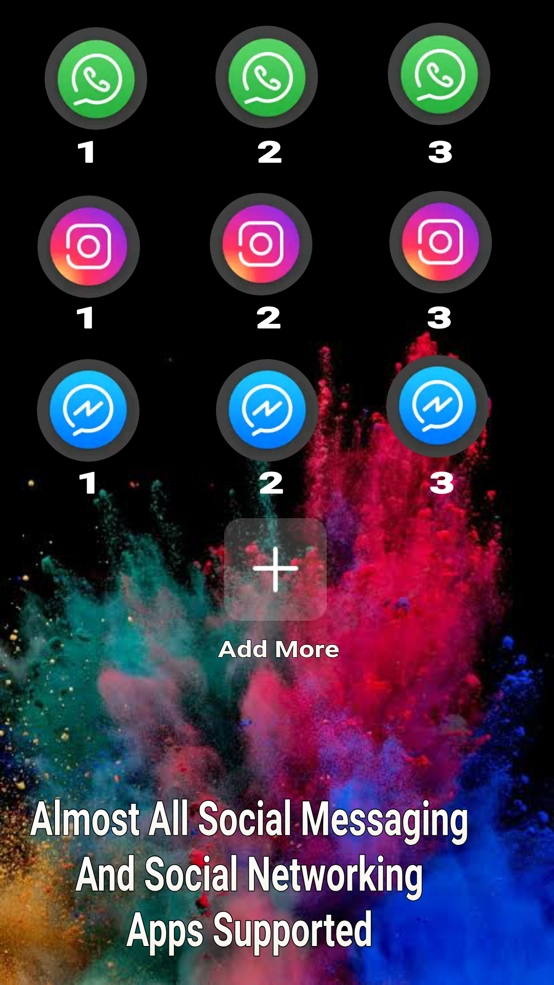 اسکرین شات 2 برنامه Dual App, Parallel Space