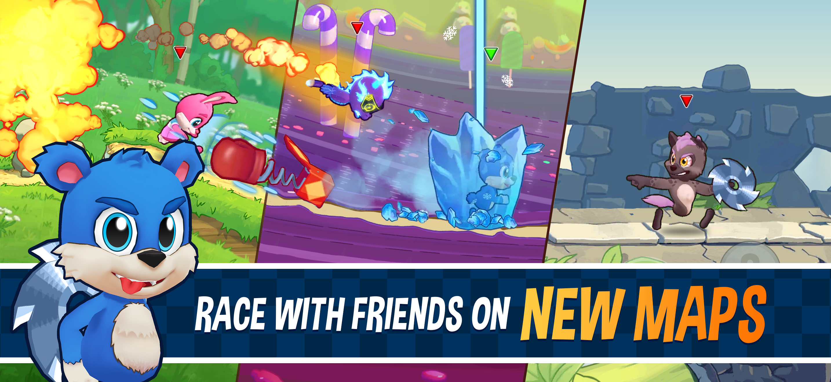 اسکرین شات 2 بازی Fun Run 4: Realtime PvP Race