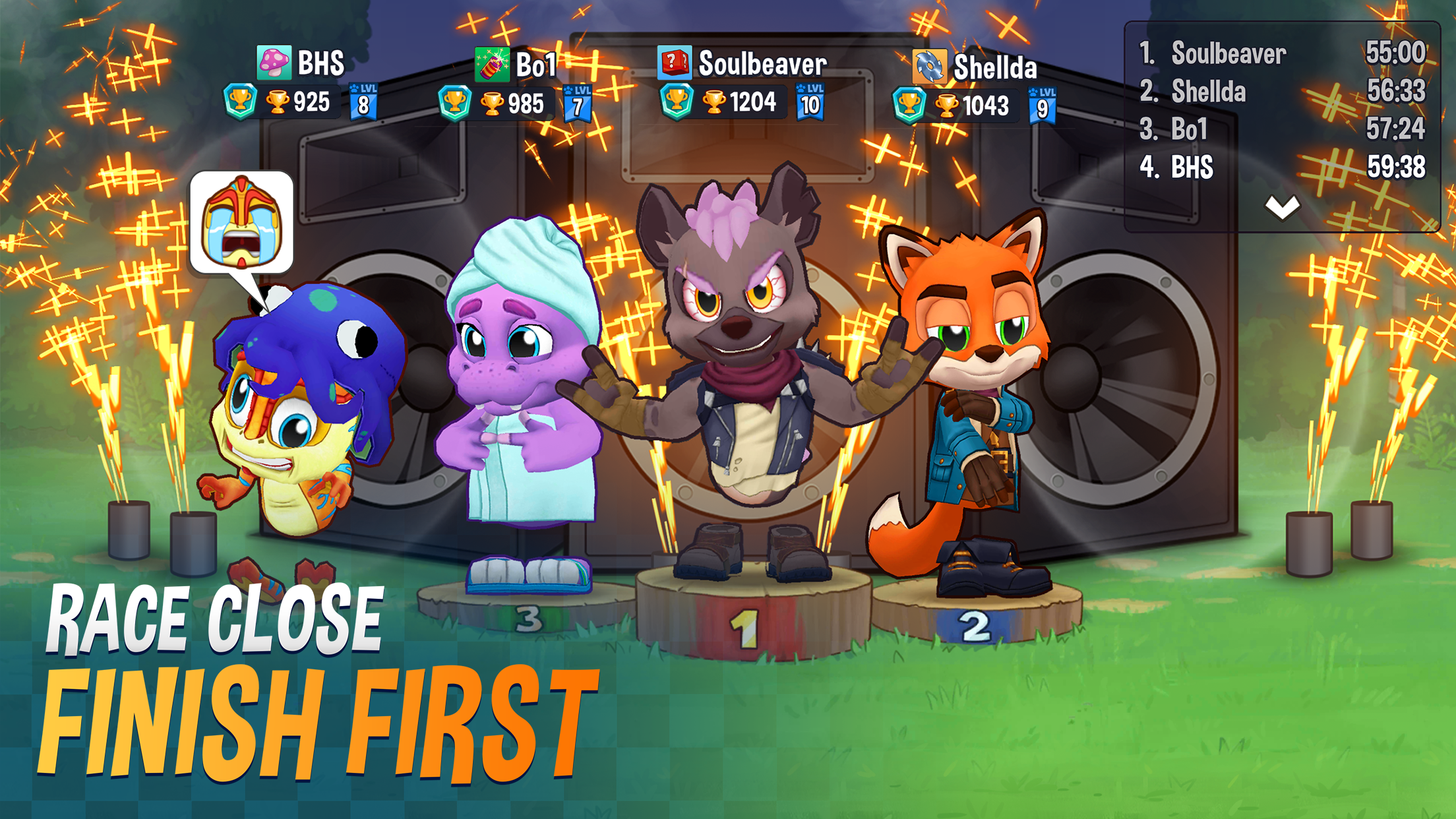 اسکرین شات 5 بازی Fun Run 4: Realtime PvP Race