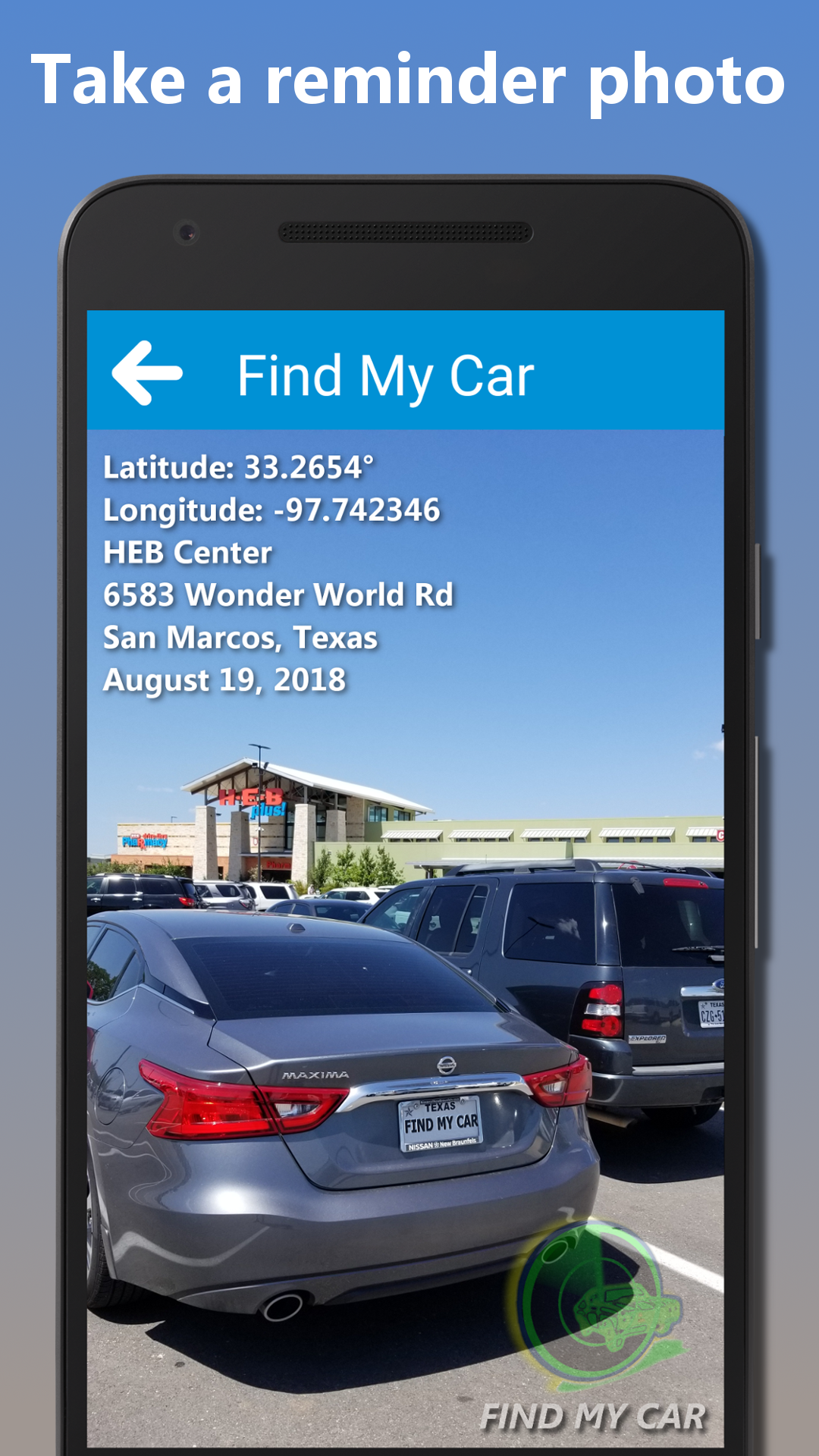 اسکرین شات 2 برنامه Find My Car - GPS Navigation