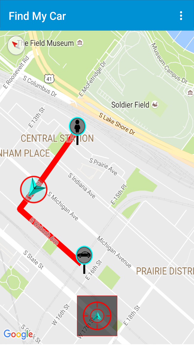 اسکرین شات 5 برنامه Find My Car - GPS Navigation