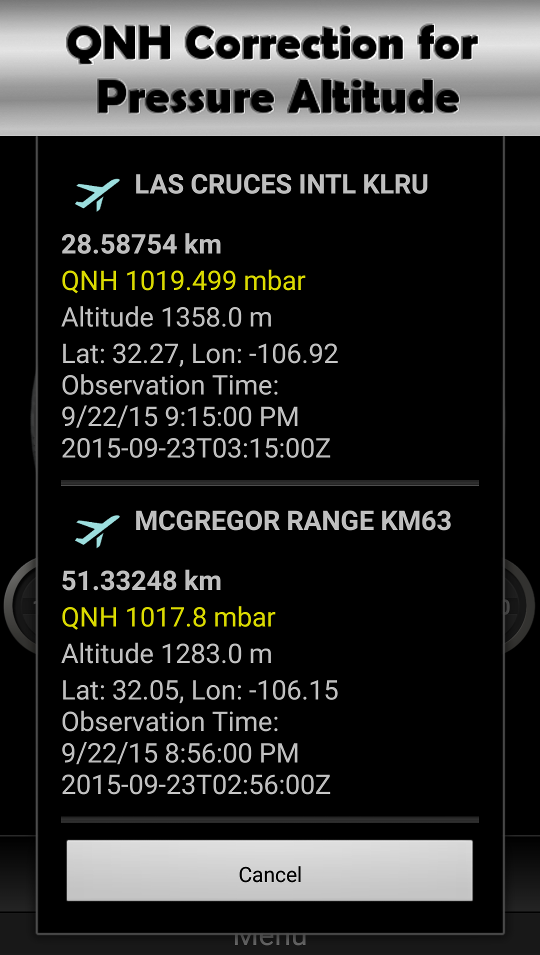 اسکرین شات 8 برنامه Altimeter & Altitude Widget