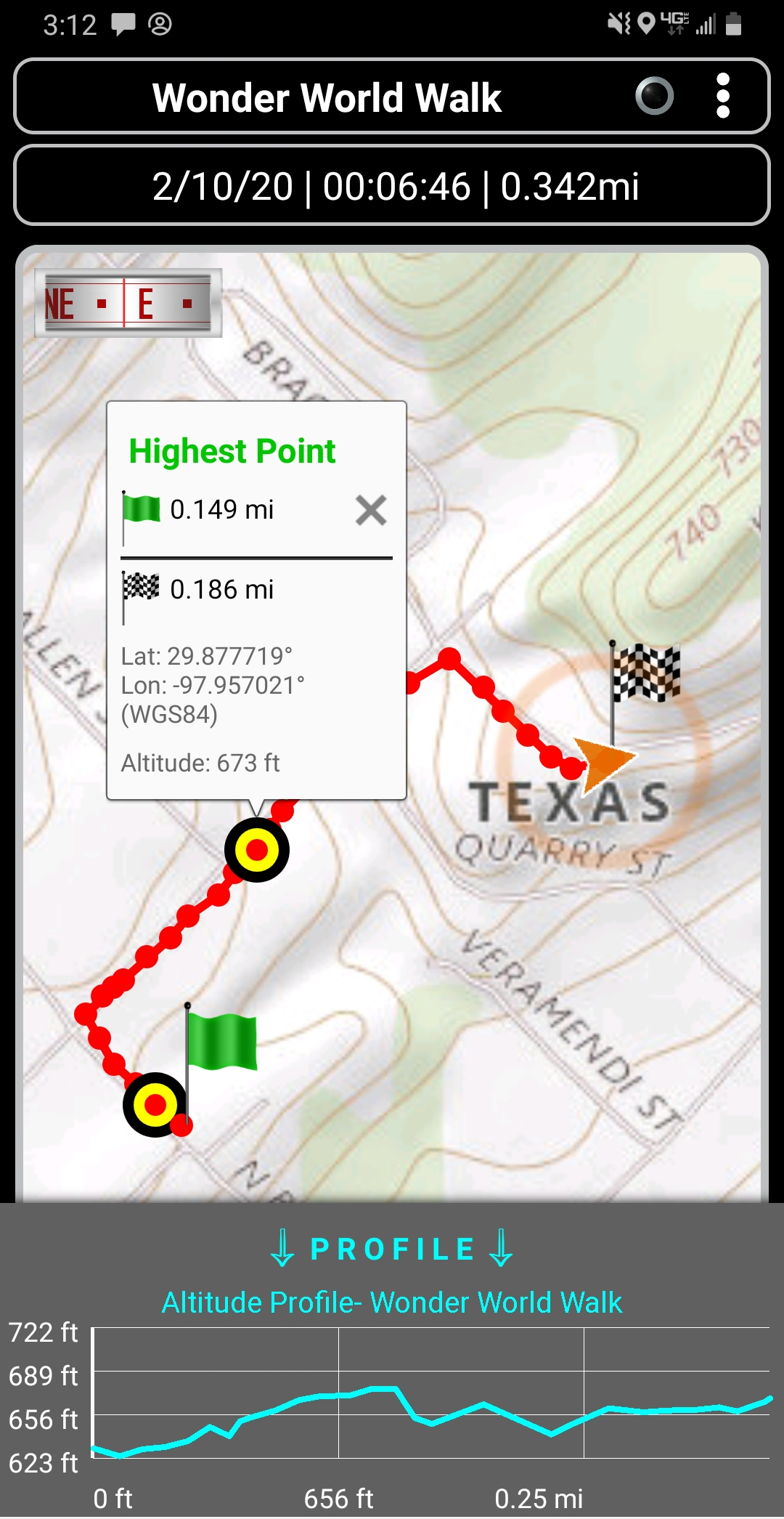 اسکرین شات 7 برنامه Altimeter & Altitude Widget