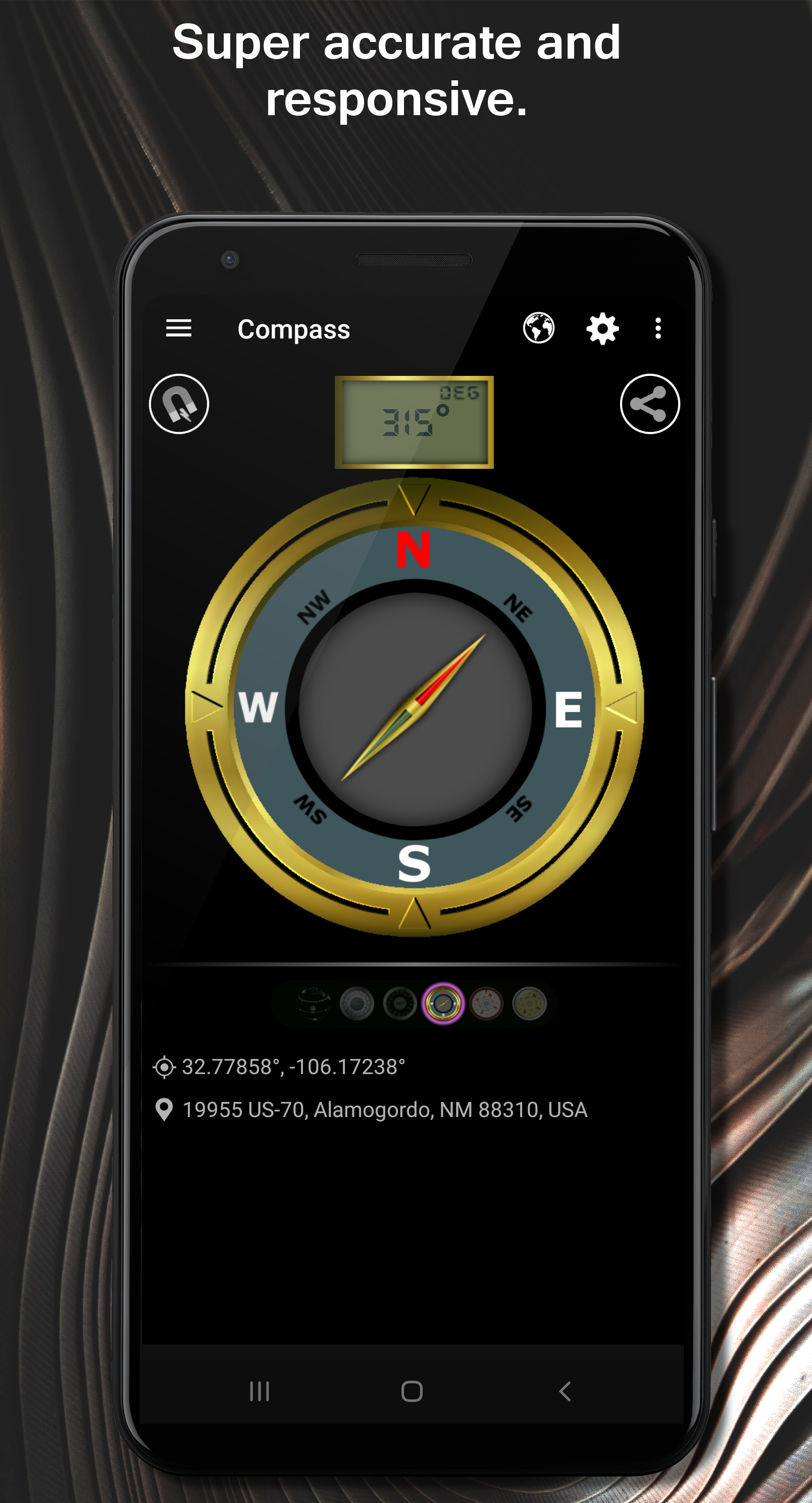 اسکرین شات 2 برنامه DS Compass
