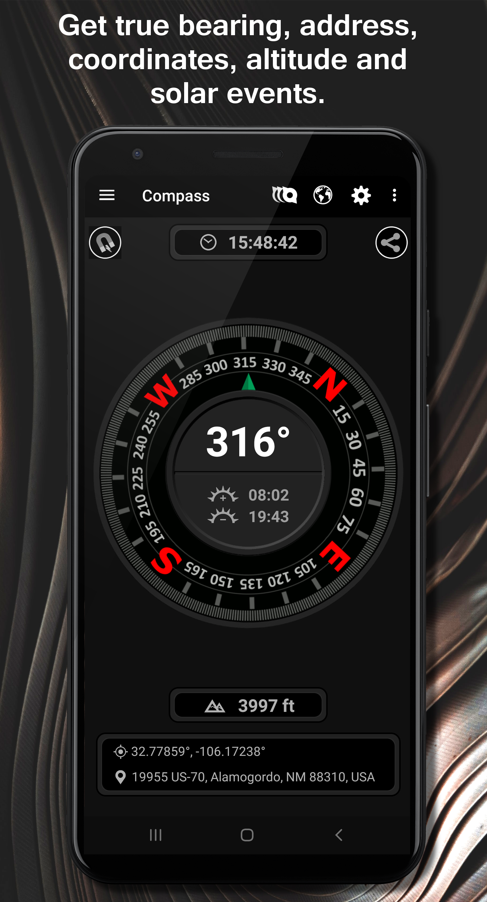 اسکرین شات 1 برنامه DS Compass