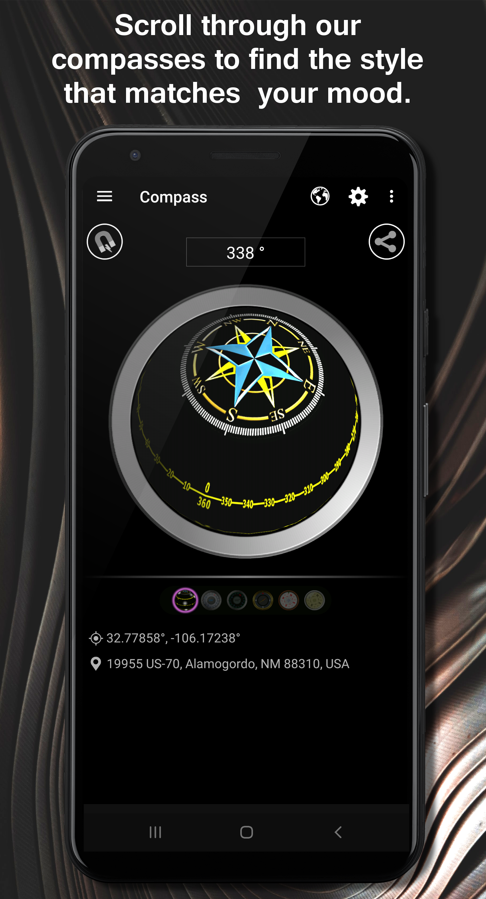 اسکرین شات 5 برنامه DS Compass