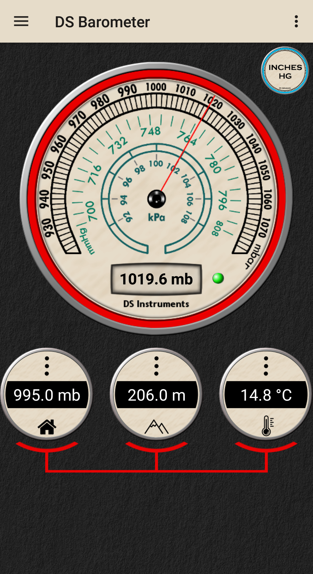 اسکرین شات 4 برنامه DS Barometer & Altimeter