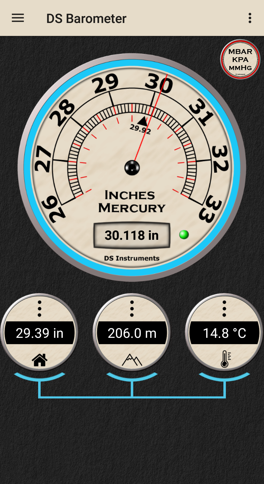 اسکرین شات 3 برنامه DS Barometer & Altimeter