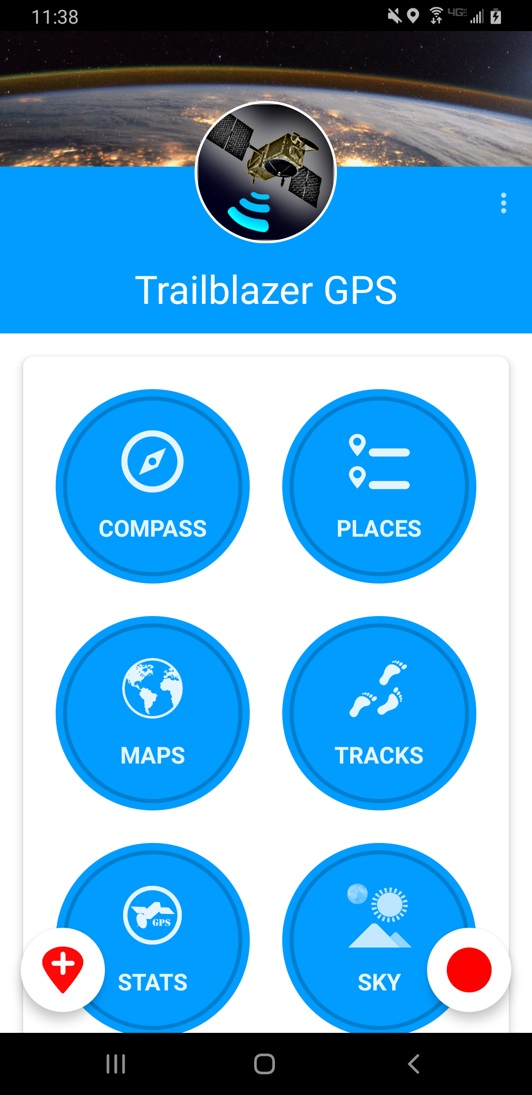 اسکرین شات 1 برنامه Trailblazer GPS: Offline Maps
