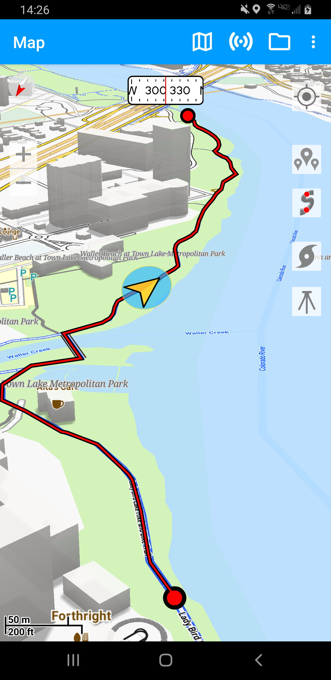 اسکرین شات 2 برنامه Trailblazer GPS: Offline Maps
