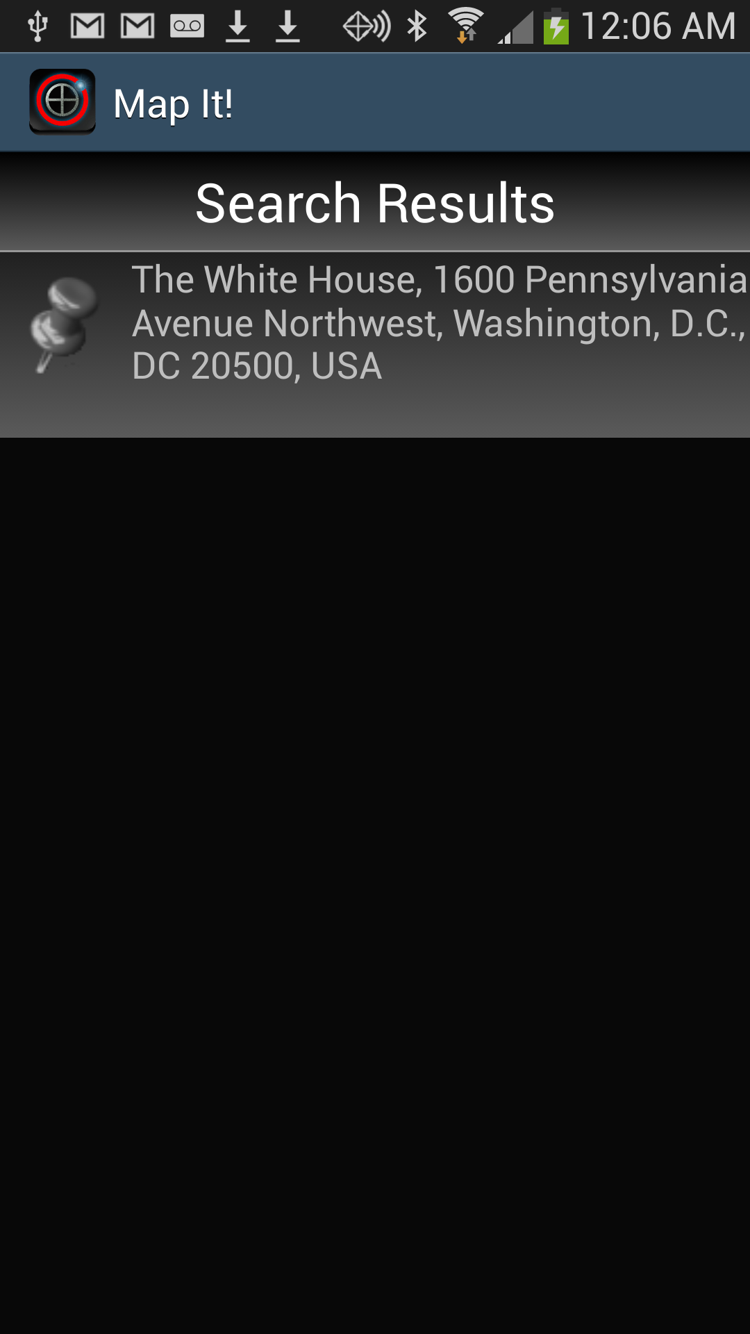 اسکرین شات 5 برنامه Map It!  Address & Coordinates