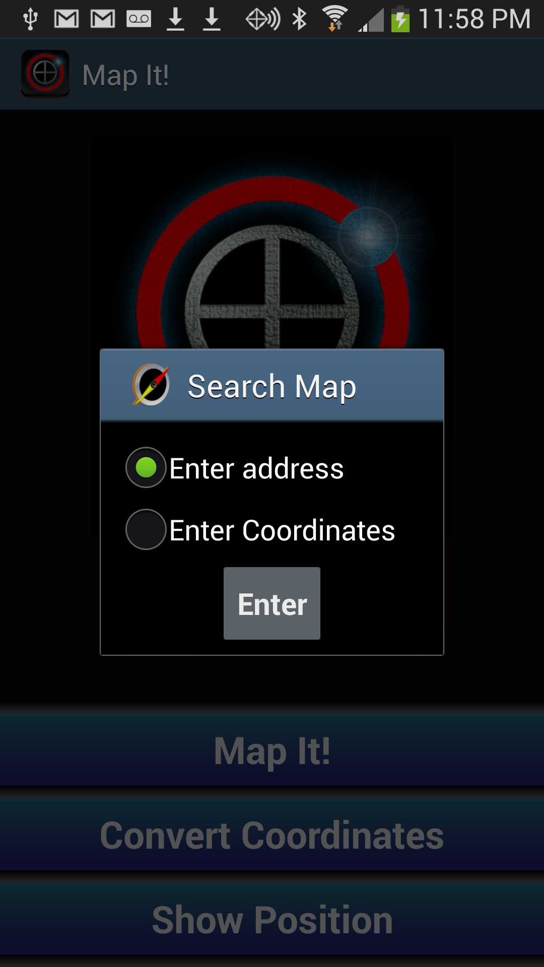 اسکرین شات 3 برنامه Map It!  Address & Coordinates
