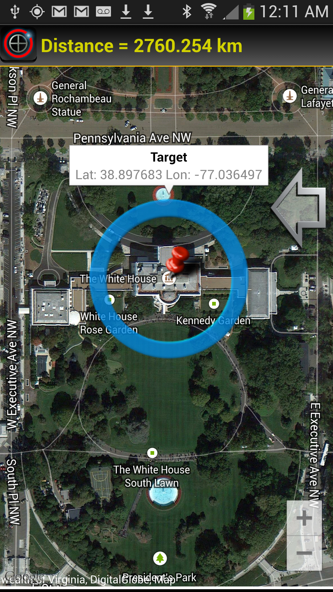 اسکرین شات 2 برنامه Map It!  Address & Coordinates