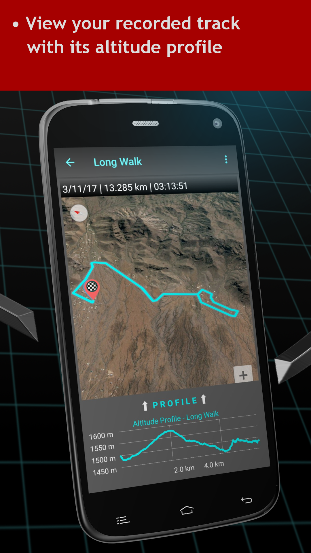 اسکرین شات 6 برنامه Walking Odometer Pro: GPS Fitn
