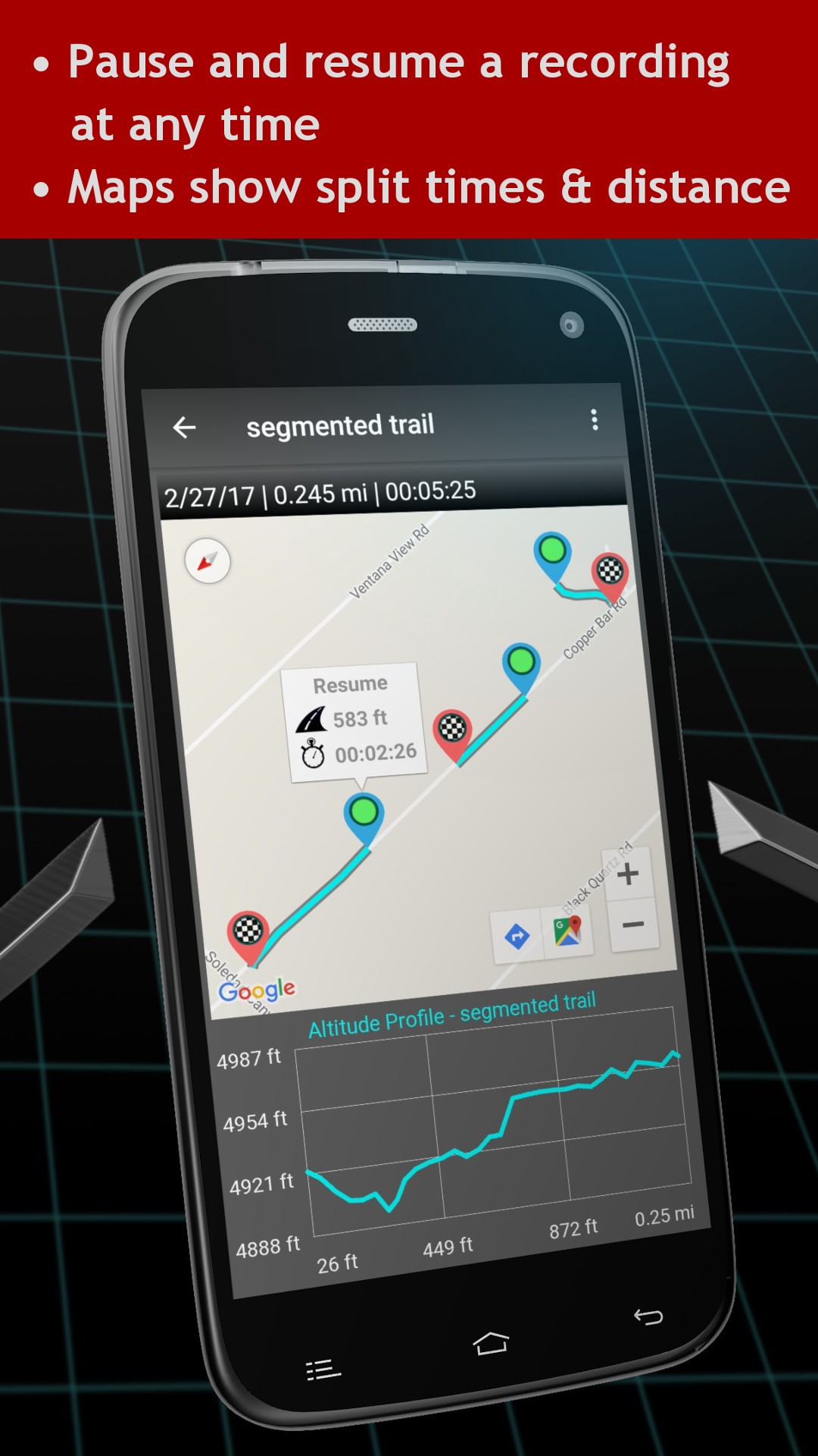 اسکرین شات 7 برنامه Walking Odometer Pro: GPS Fitn