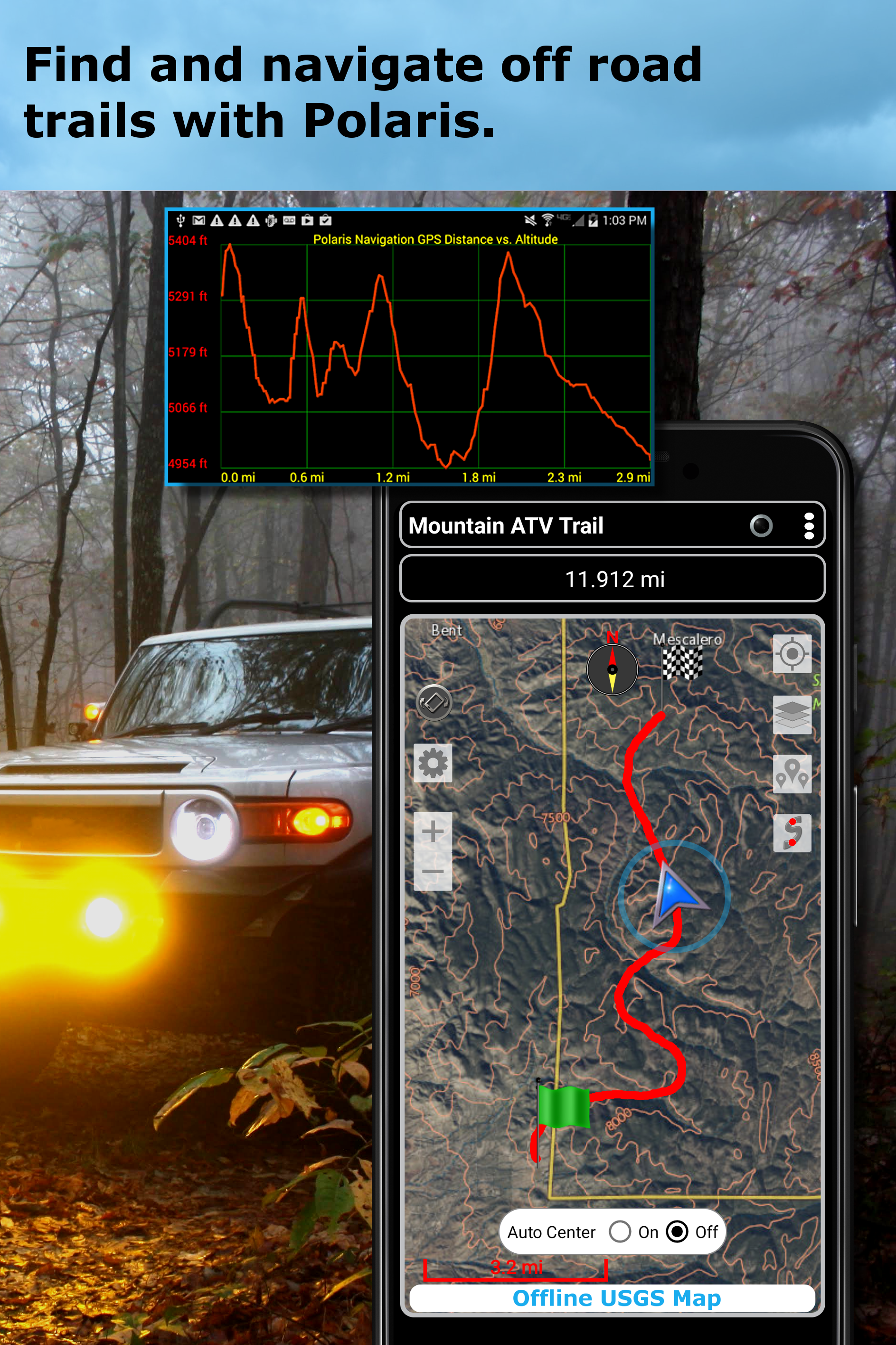 اسکرین شات 3 برنامه Polaris GPS Navigation