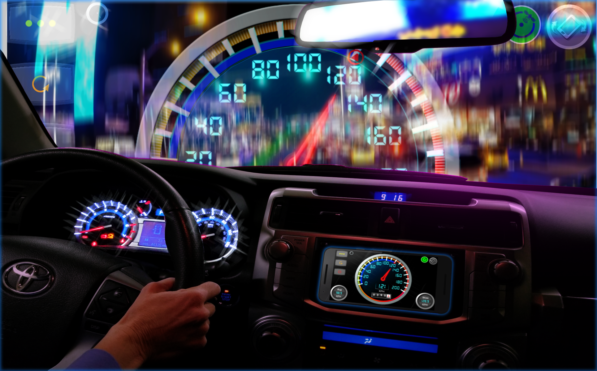 اسکرین شات 3 برنامه DS Speedometer & Odometer