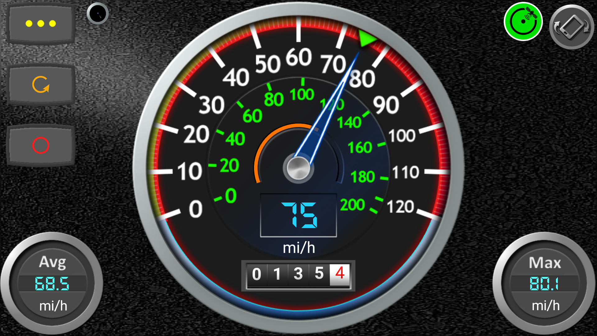 اسکرین شات 5 برنامه DS Speedometer & Odometer