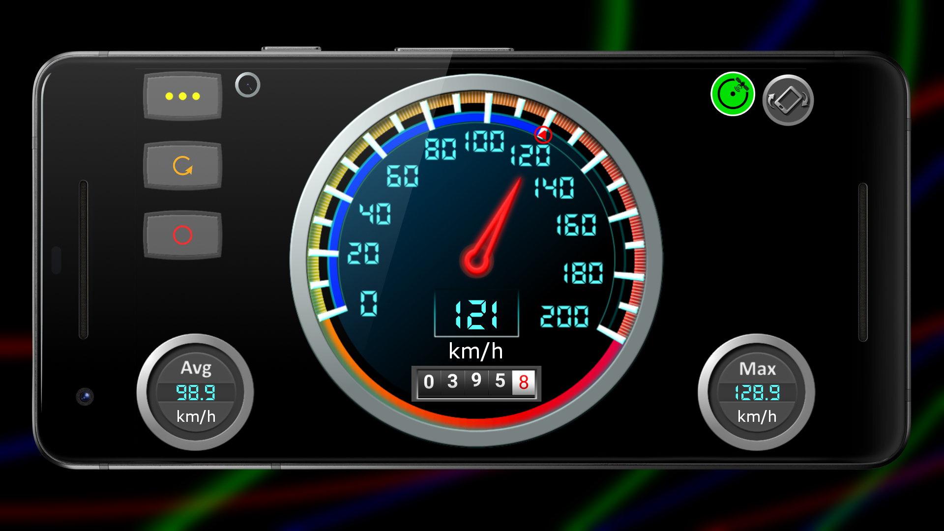 اسکرین شات 2 برنامه DS Speedometer & Odometer
