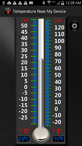 اسکرین شات 2 برنامه Real Mercury Thermometer
