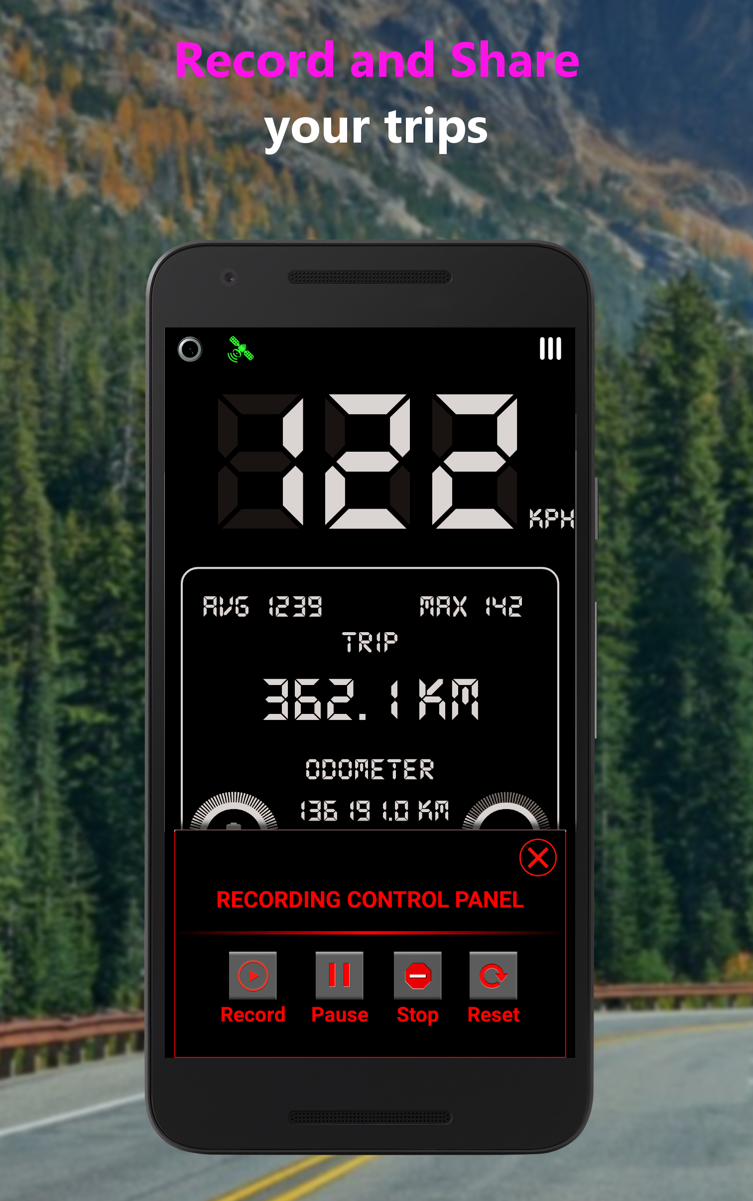 اسکرین شات 6 برنامه DS Speedometer Custom