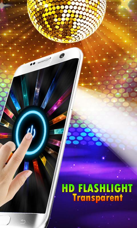اسکرین شات 5 برنامه Disco lights-Blink Flashlight