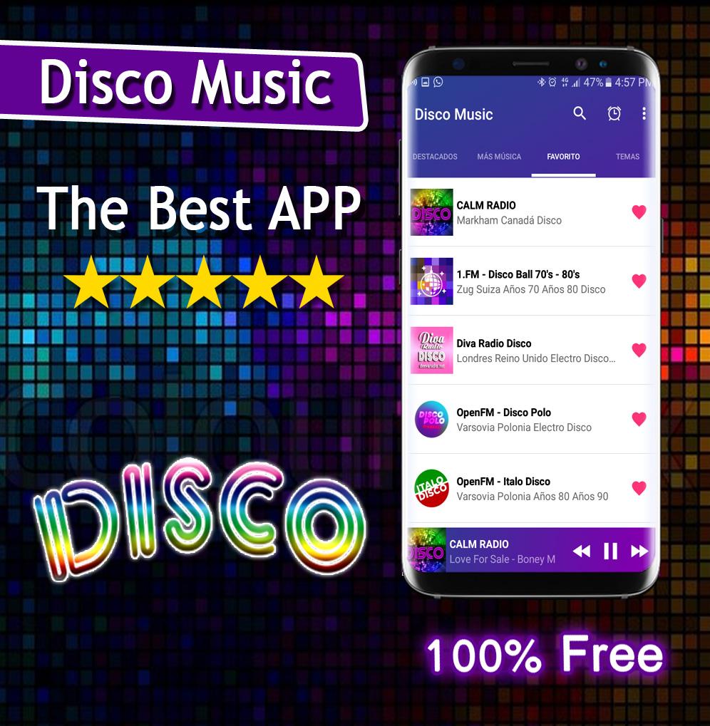 اسکرین شات 5 برنامه Disco Music app