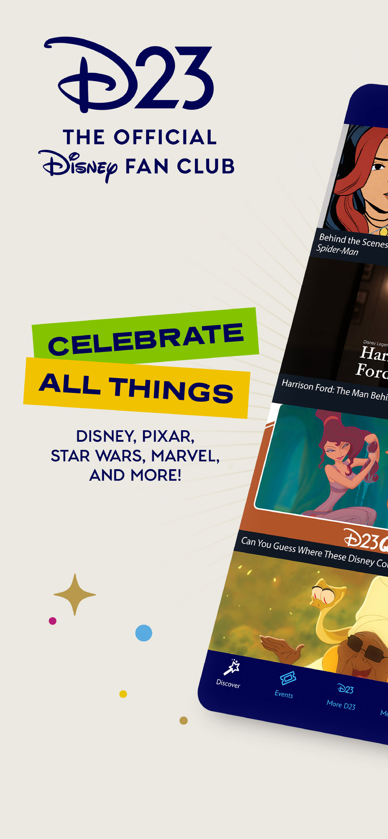 اسکرین شات 1 برنامه Disney D23