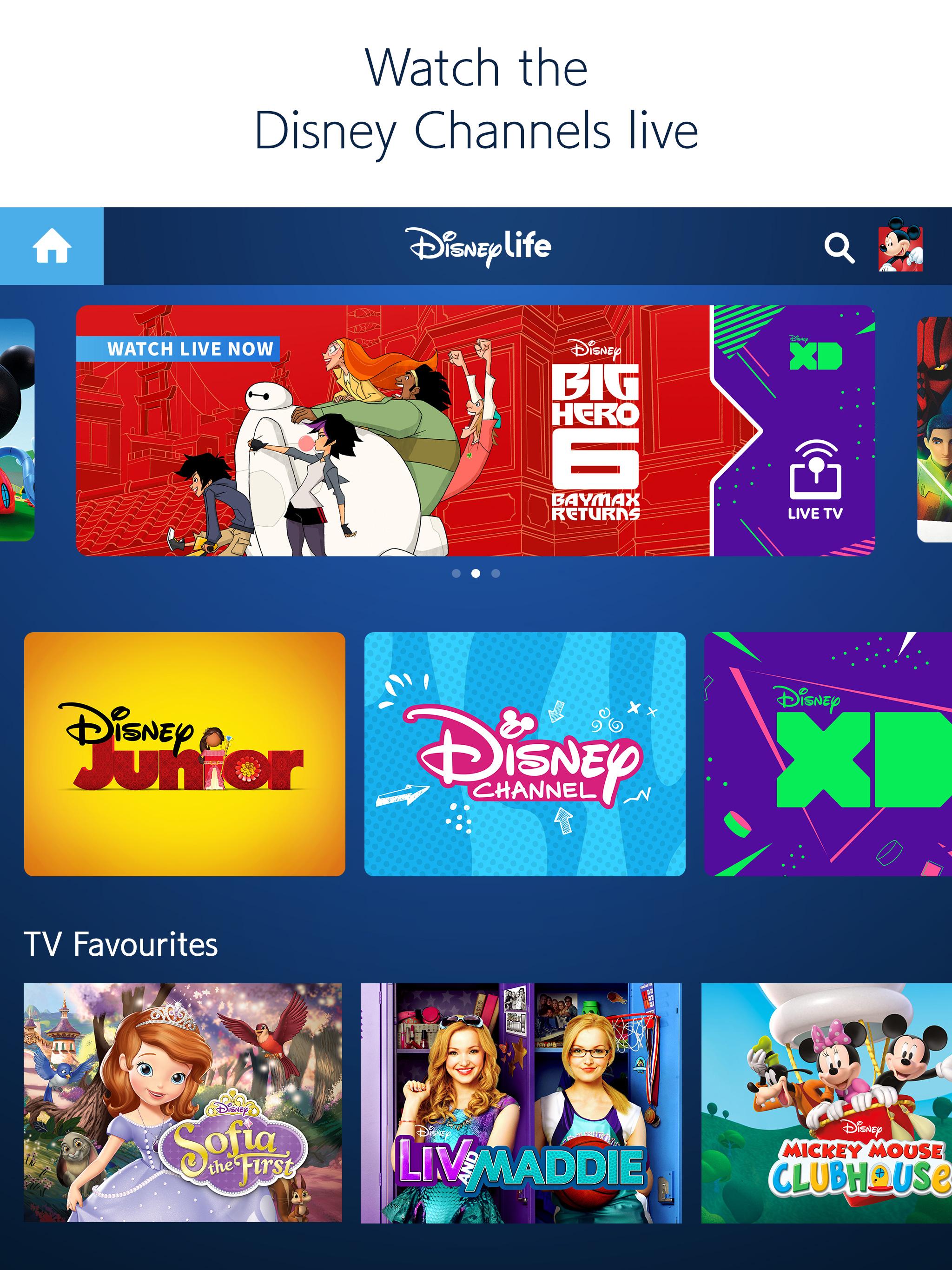 اسکرین شات 4 برنامه DisneyLife - Watch Movies & TV