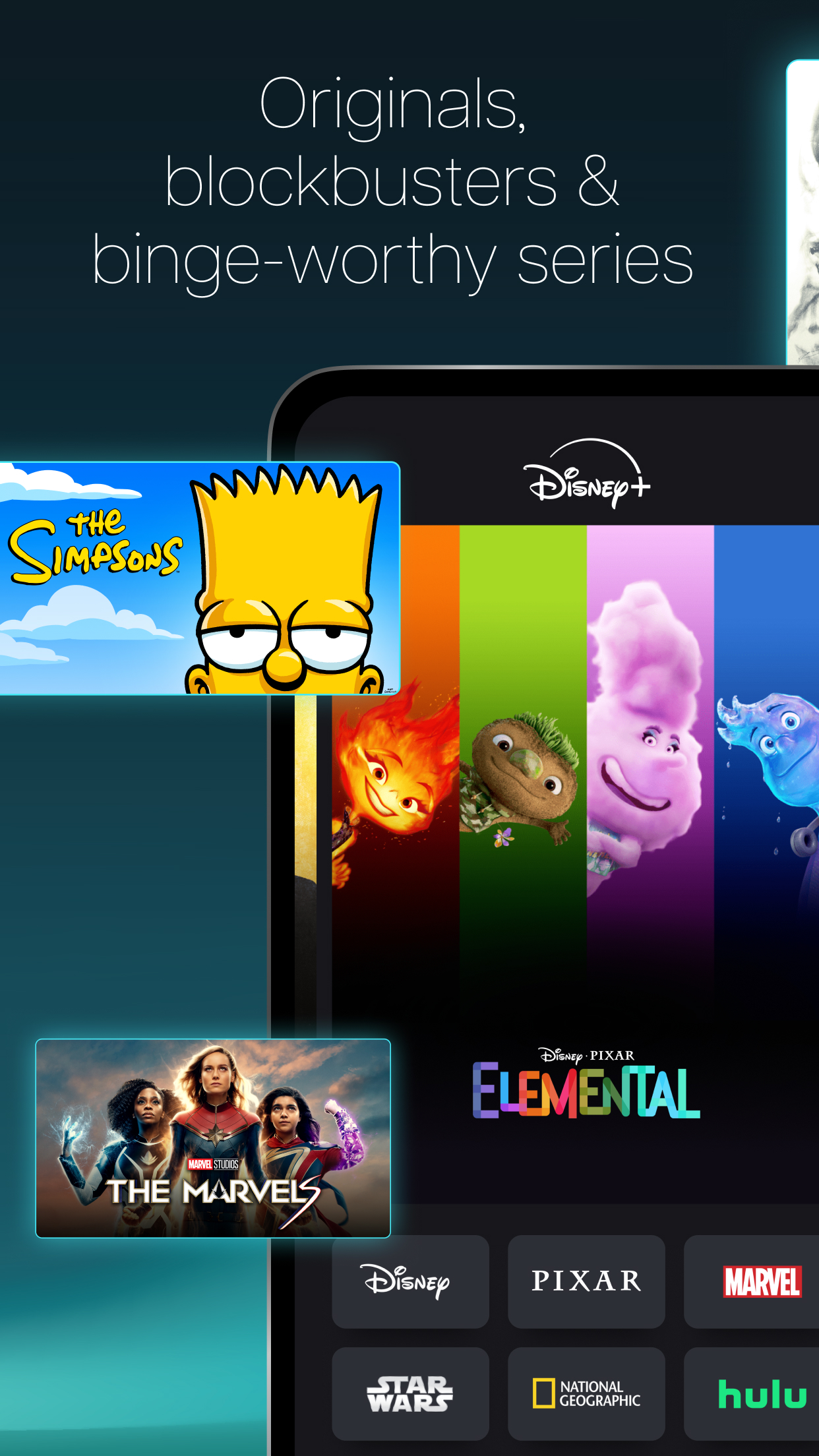 اسکرین شات 1 برنامه Disney+