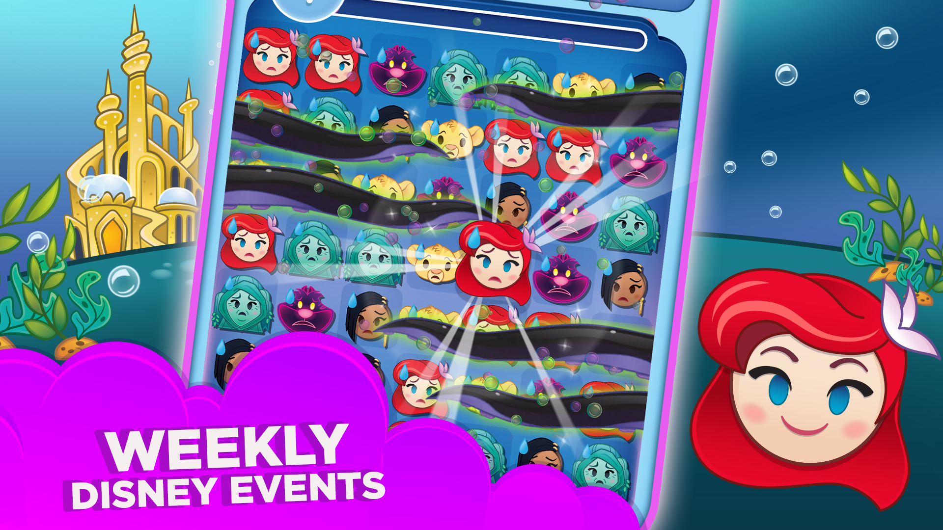 اسکرین شات 6 بازی Disney Emoji Blitz Game