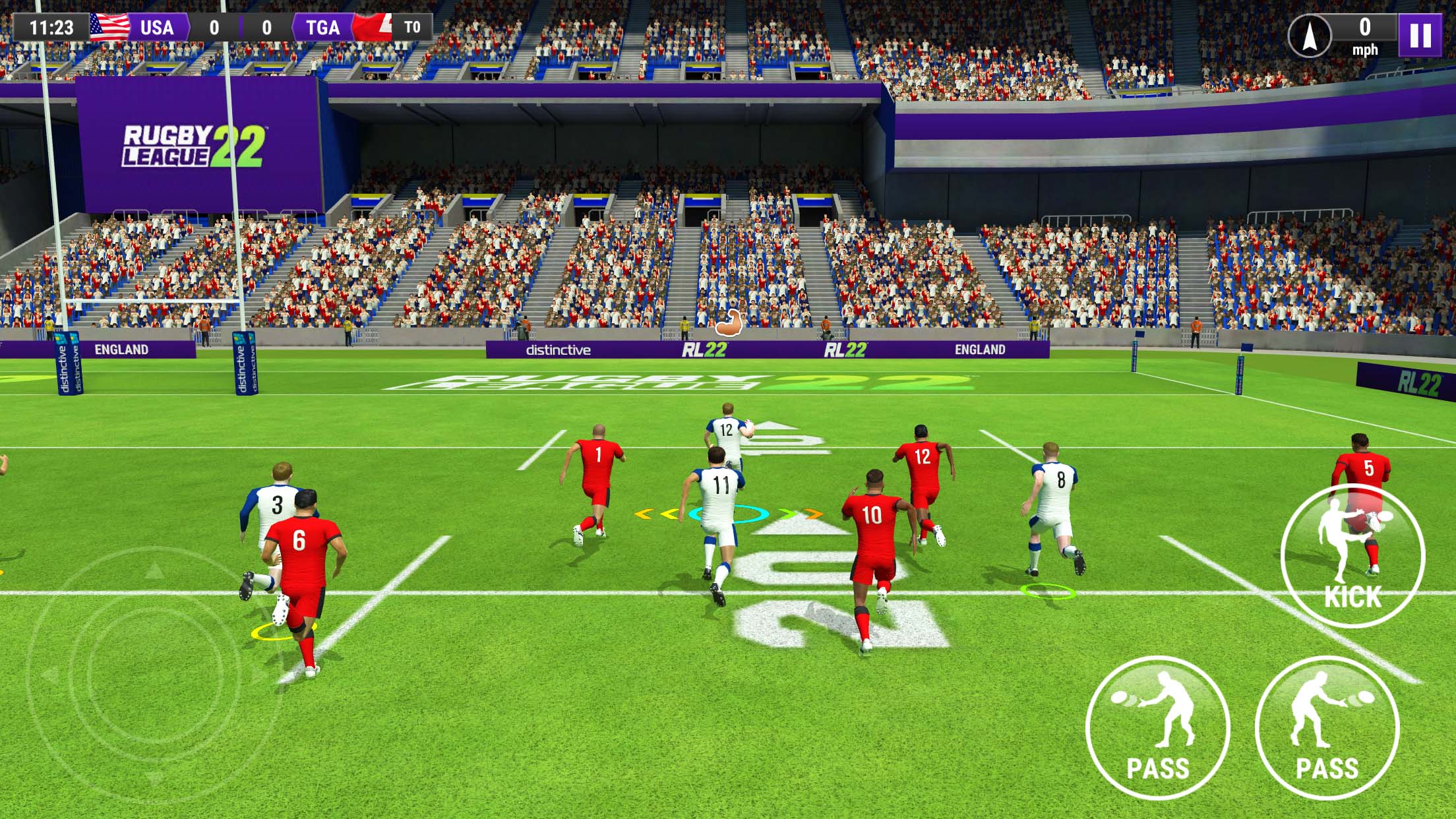 اسکرین شات 1 بازی Rugby League 22