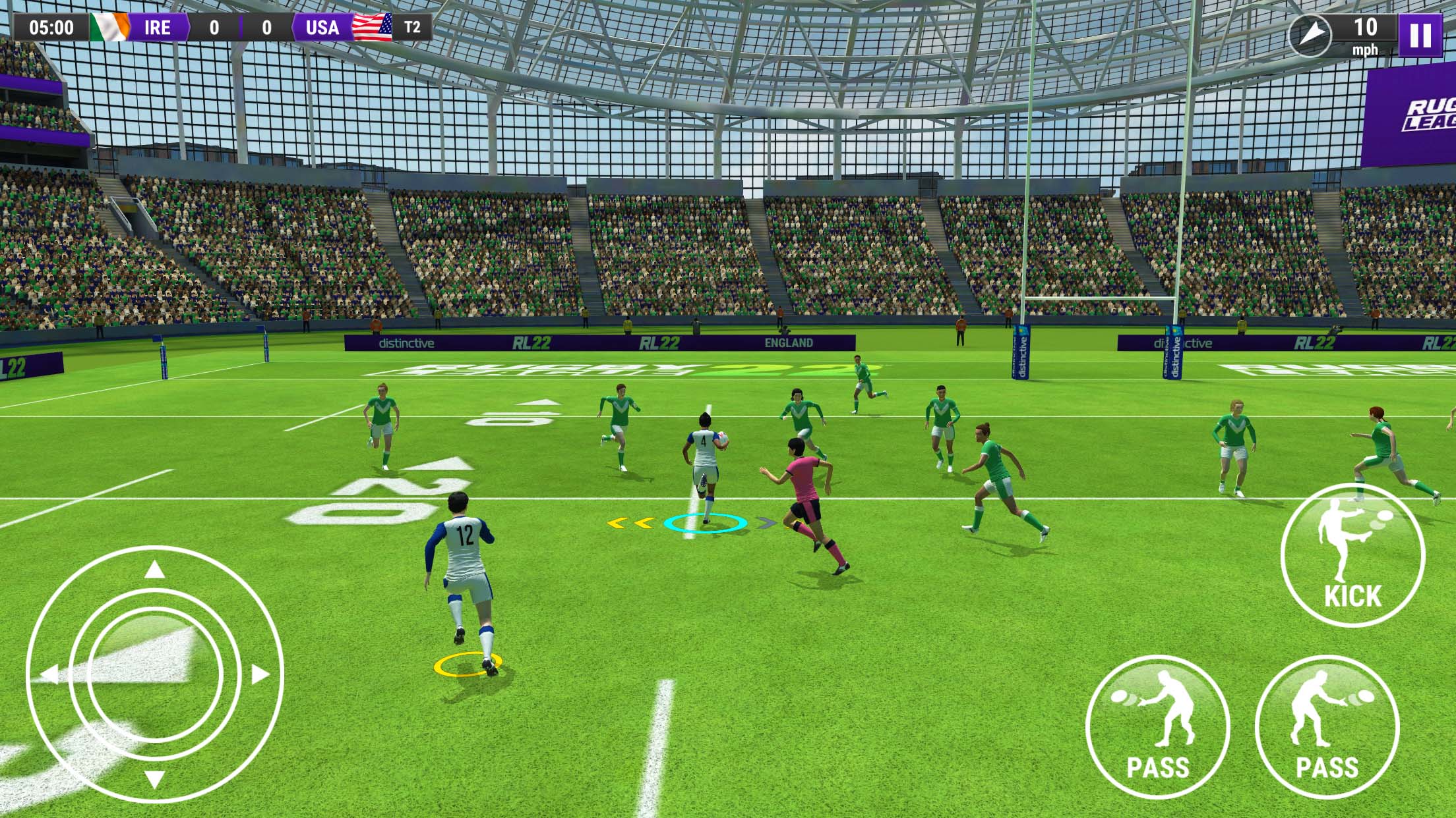 اسکرین شات 2 بازی Rugby League 22