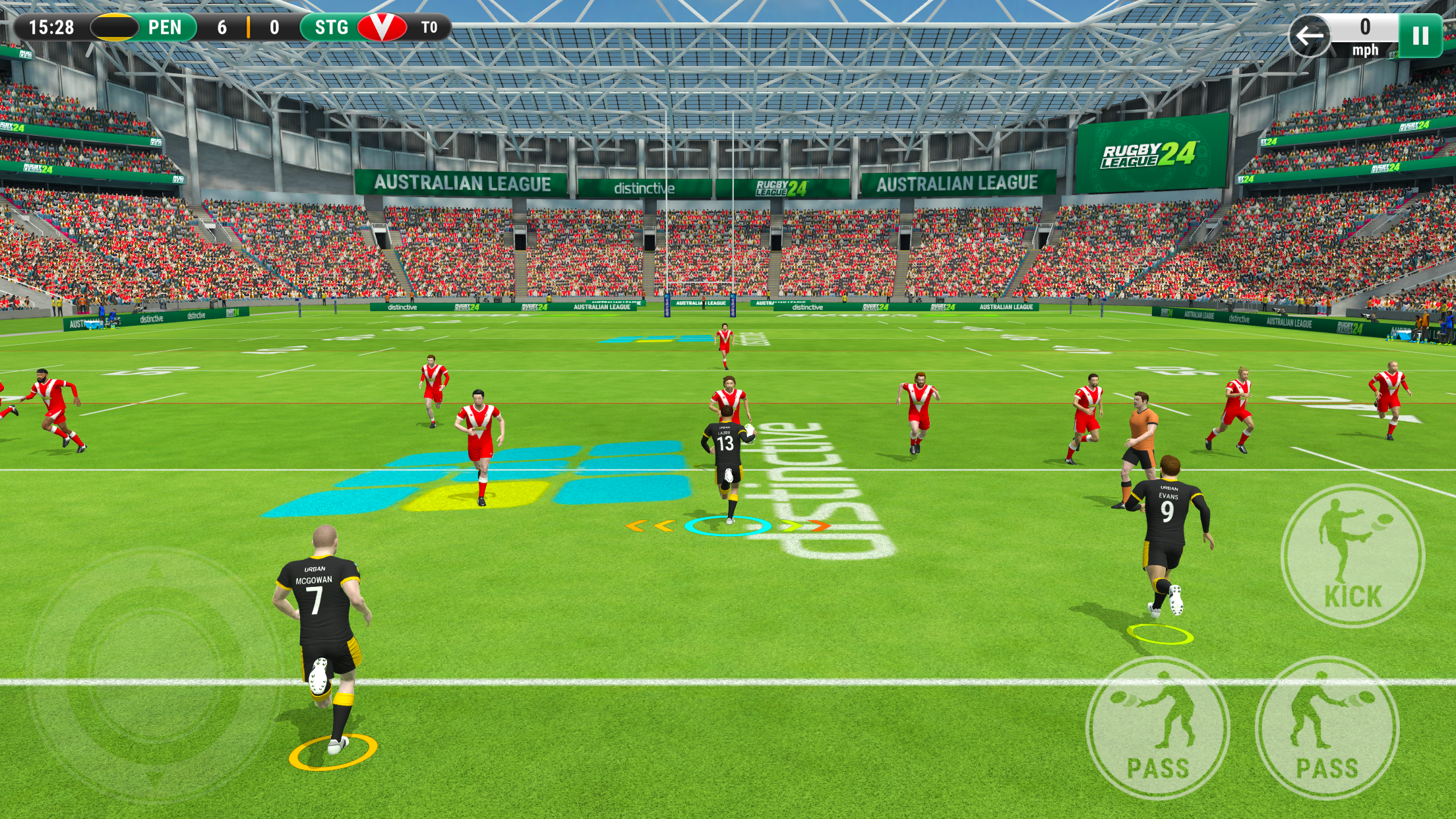 اسکرین شات 1 بازی Rugby League 24