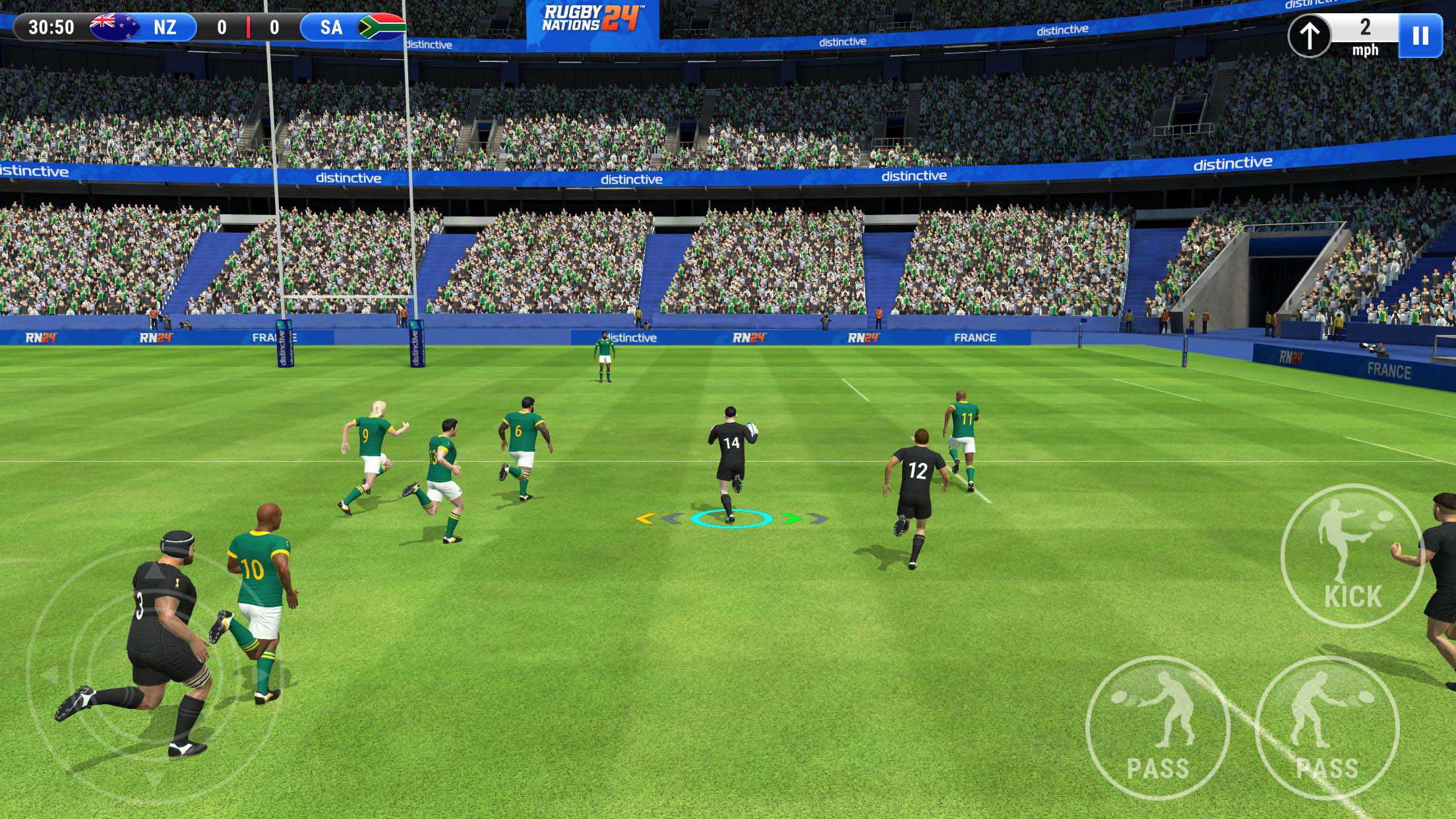 اسکرین شات 1 بازی Rugby Nations 24