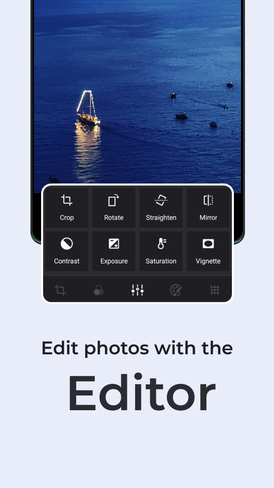اسکرین شات 4 برنامه Piktures: All-In-One Gallery