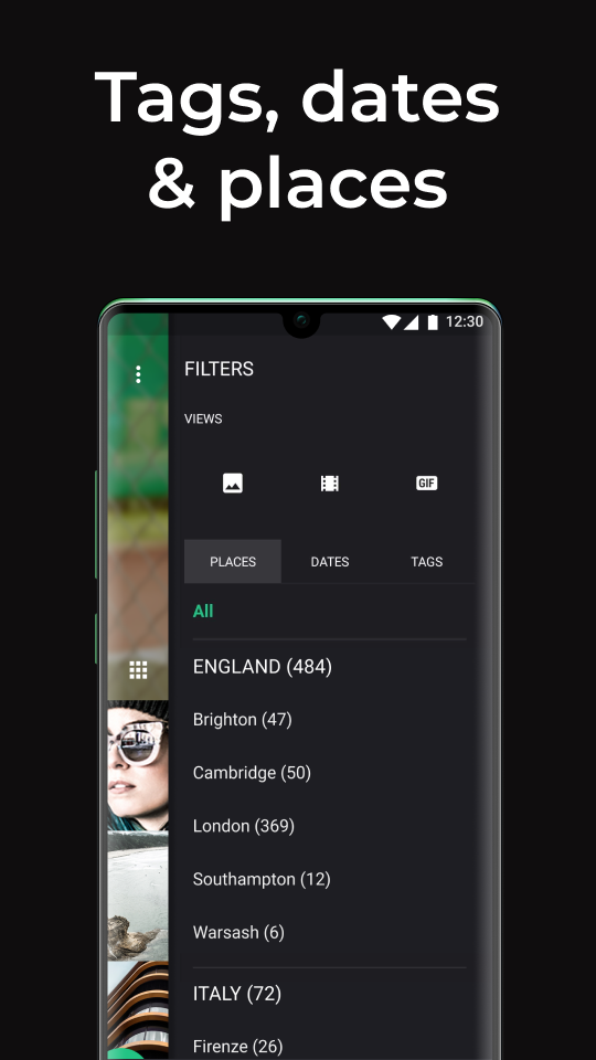 اسکرین شات 6 برنامه Piktures: All-In-One Gallery