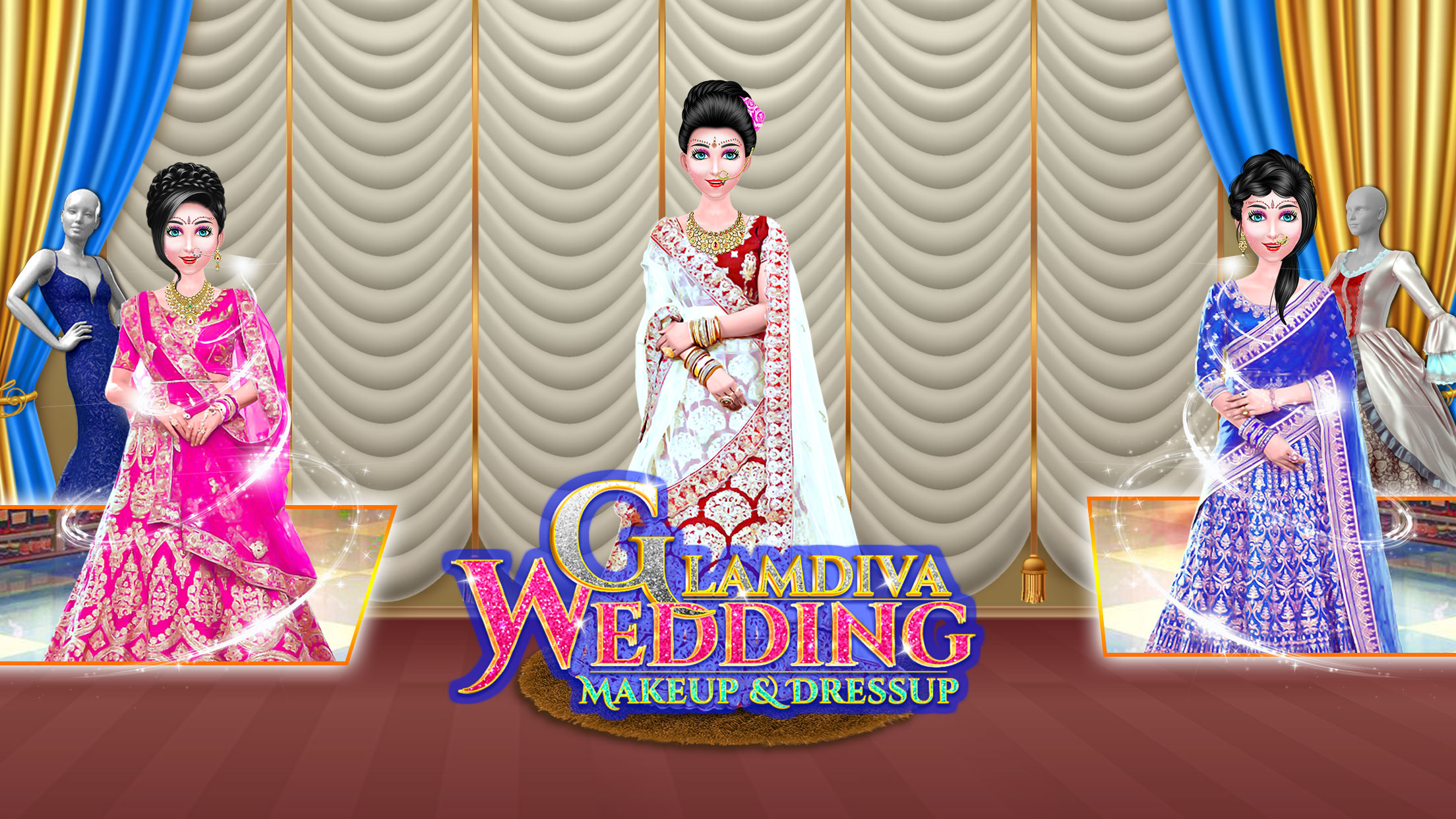 اسکرین شات 2 بازی Glamdiva Makeup and Dress up
